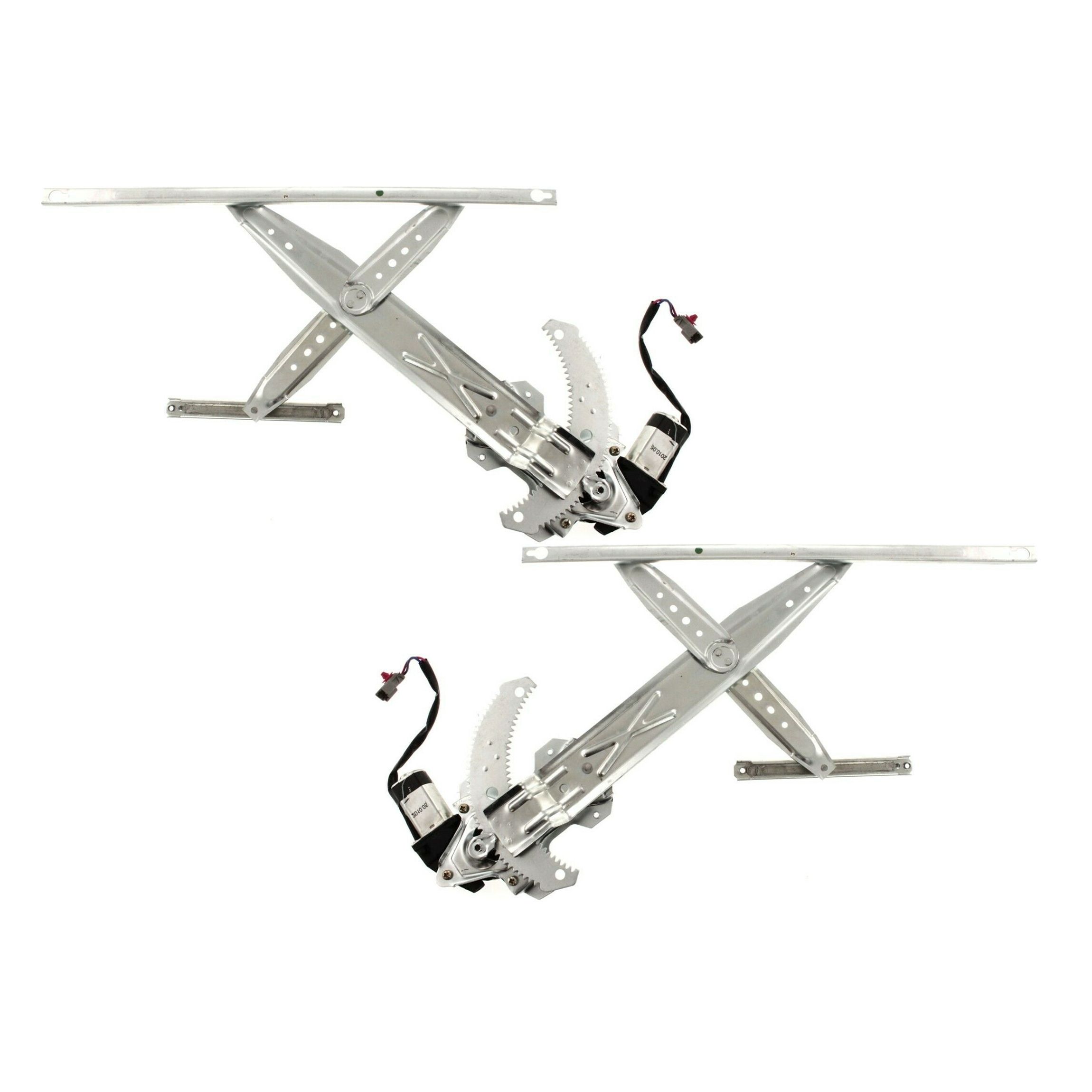 Power Window Regulator Set For Honda 1996-2000 Civic Coupe Front with Motor 2Pcs