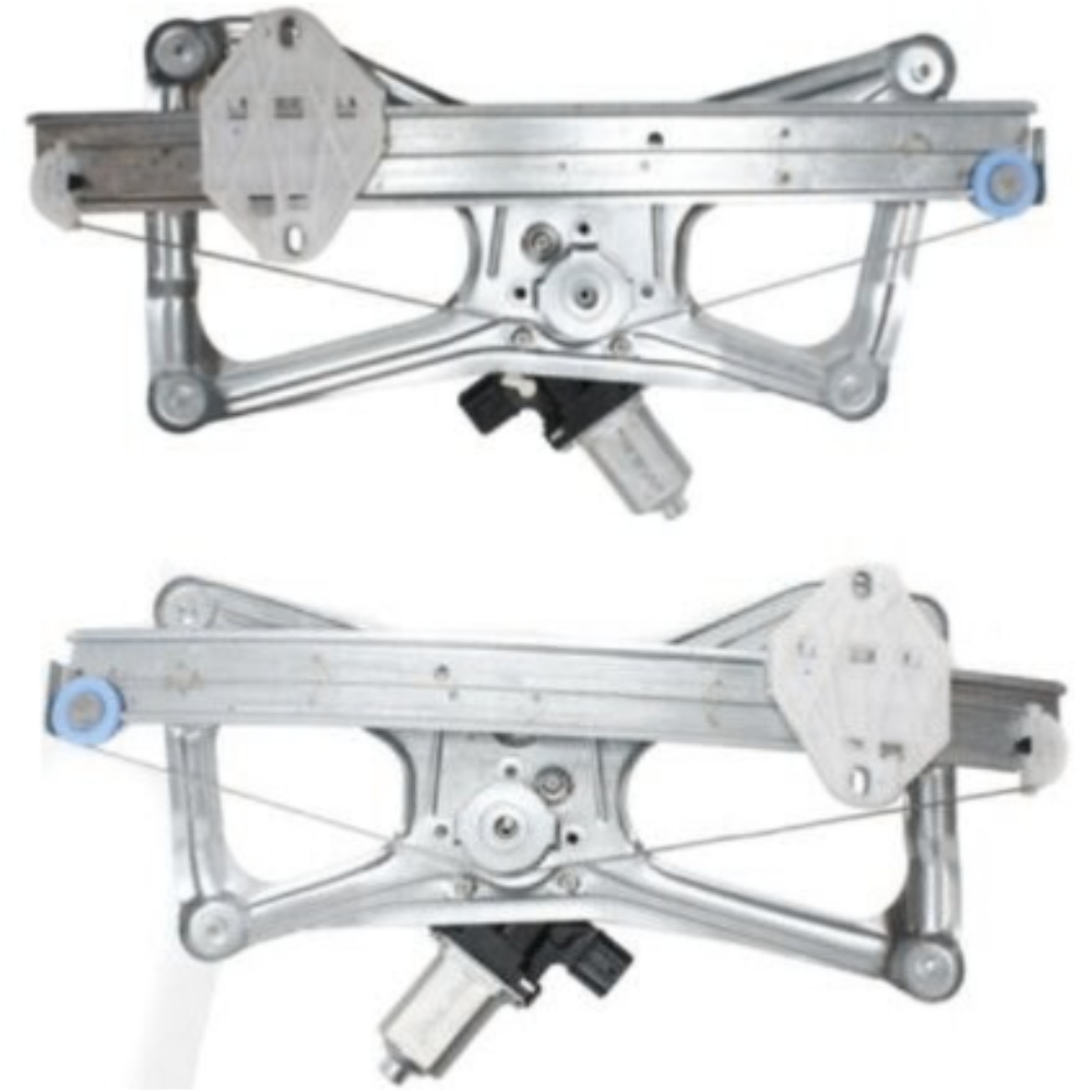 Power Window Regulator For Honda 2006-2011 Civic Sedan Set of 2 Front With Motor