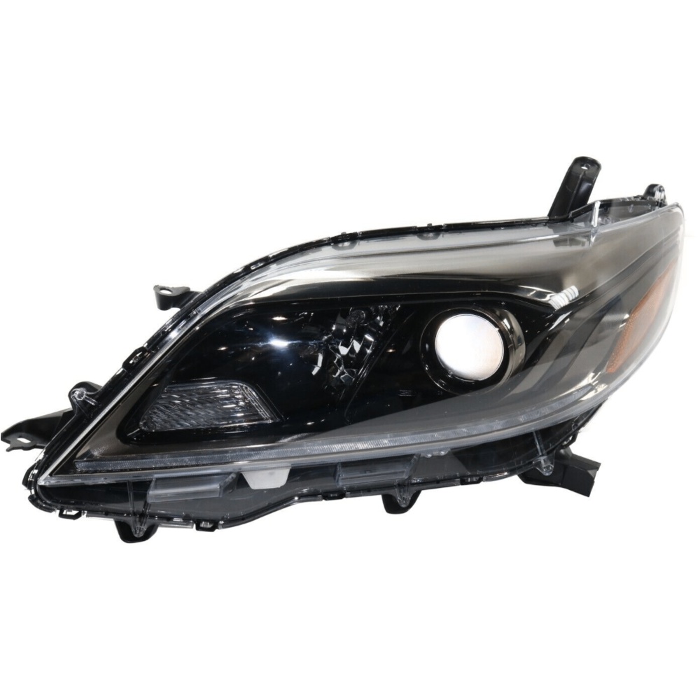Headlight For 15-19 Sienna Mini Passenger Van Driver Side Clear Lens Halogen