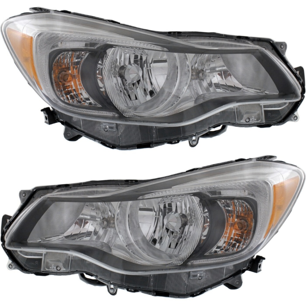 Headlight Set For 12-15 Subaru Impreza 13-15 Subaru XV Crosstrek Left & Right