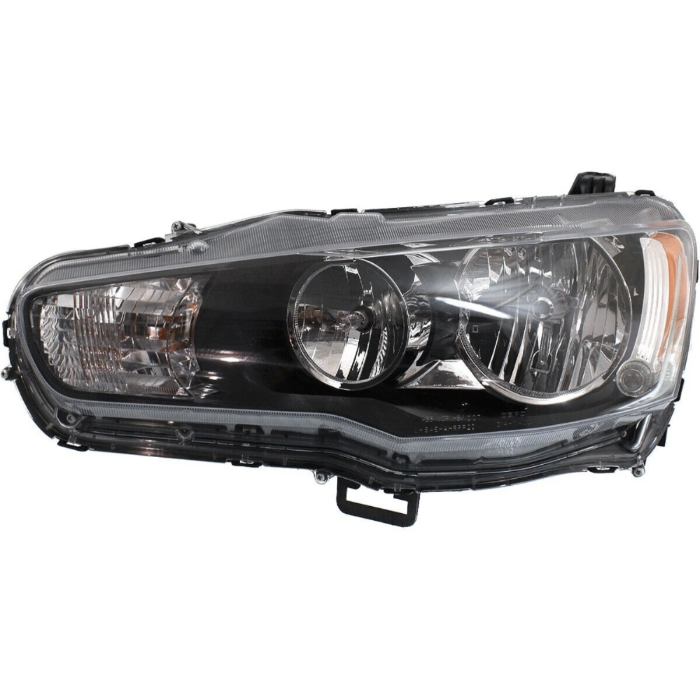 Headlight For 2009-2017 Mitsubishi Lancer Left With Bulb
