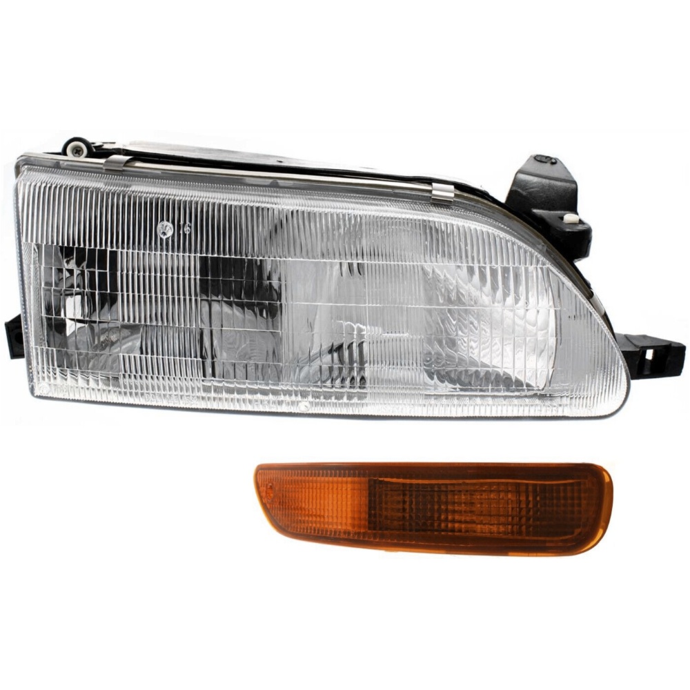 Headlight Kit For Toyota 93-97 Corolla Sedan 93-96 Corolla Wagon Passenger Side