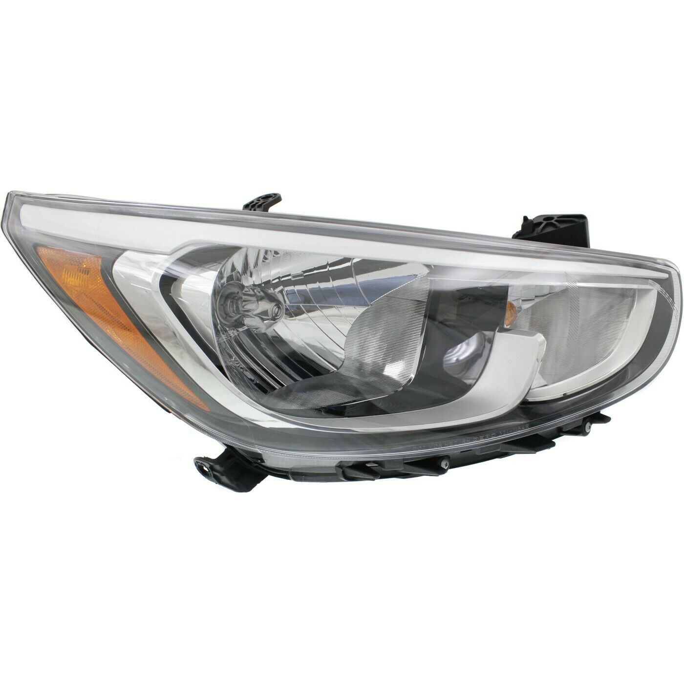 Headlight For 2015-17 Accent Hatchback or Sedan Right With Bulb