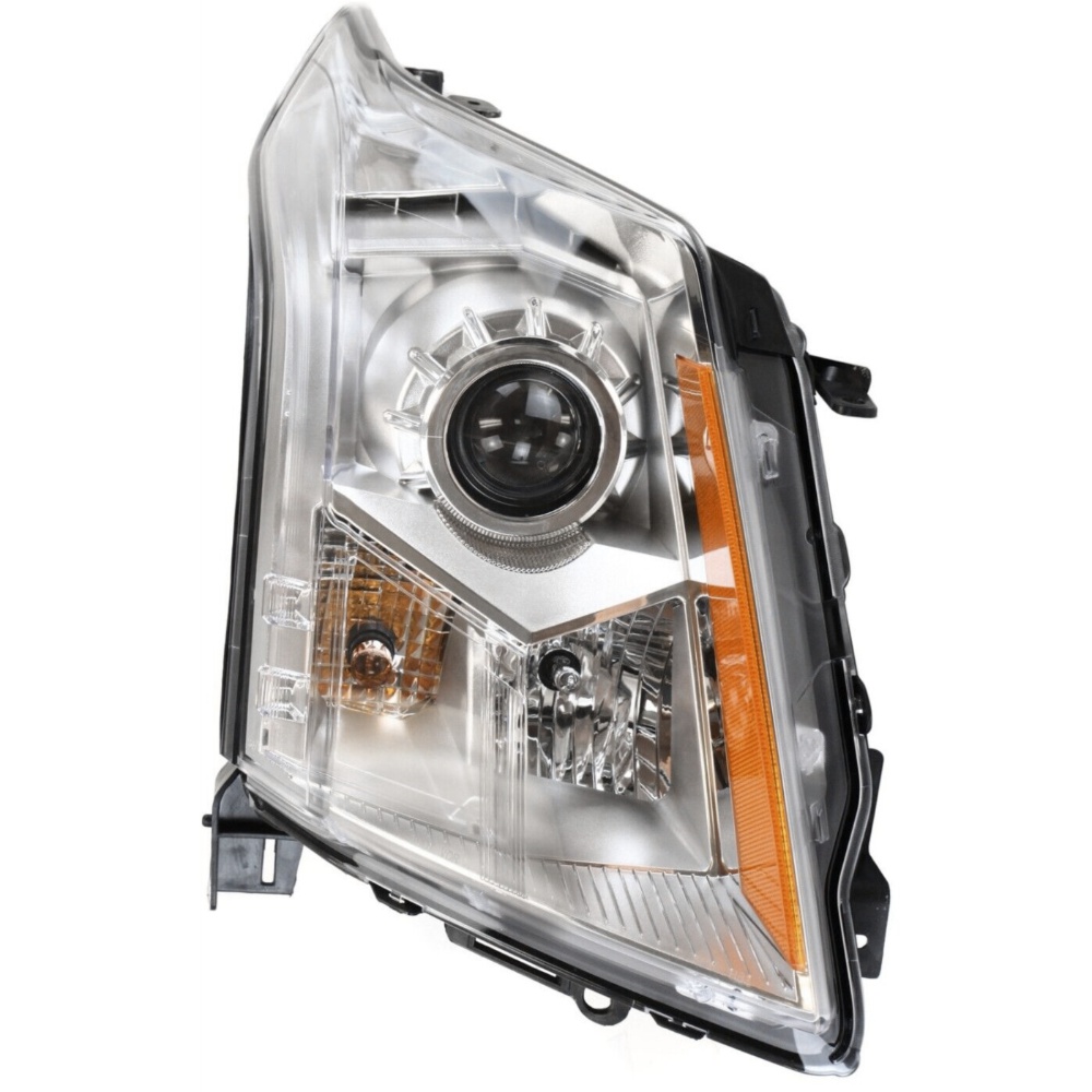 Headlight Kit For Cadillac 10-13 SRX Passenger Side Clear Lens Halogen