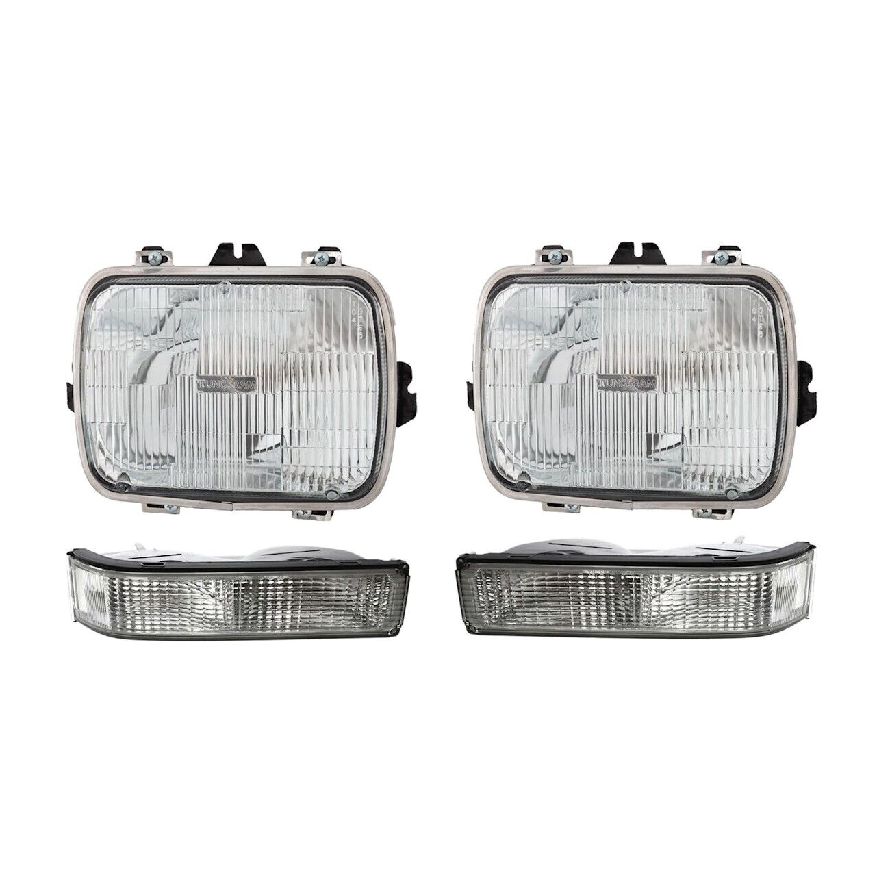 For 95-00 C2500 Headlight Driving Head Light Headlamp Driver & Passenger Side