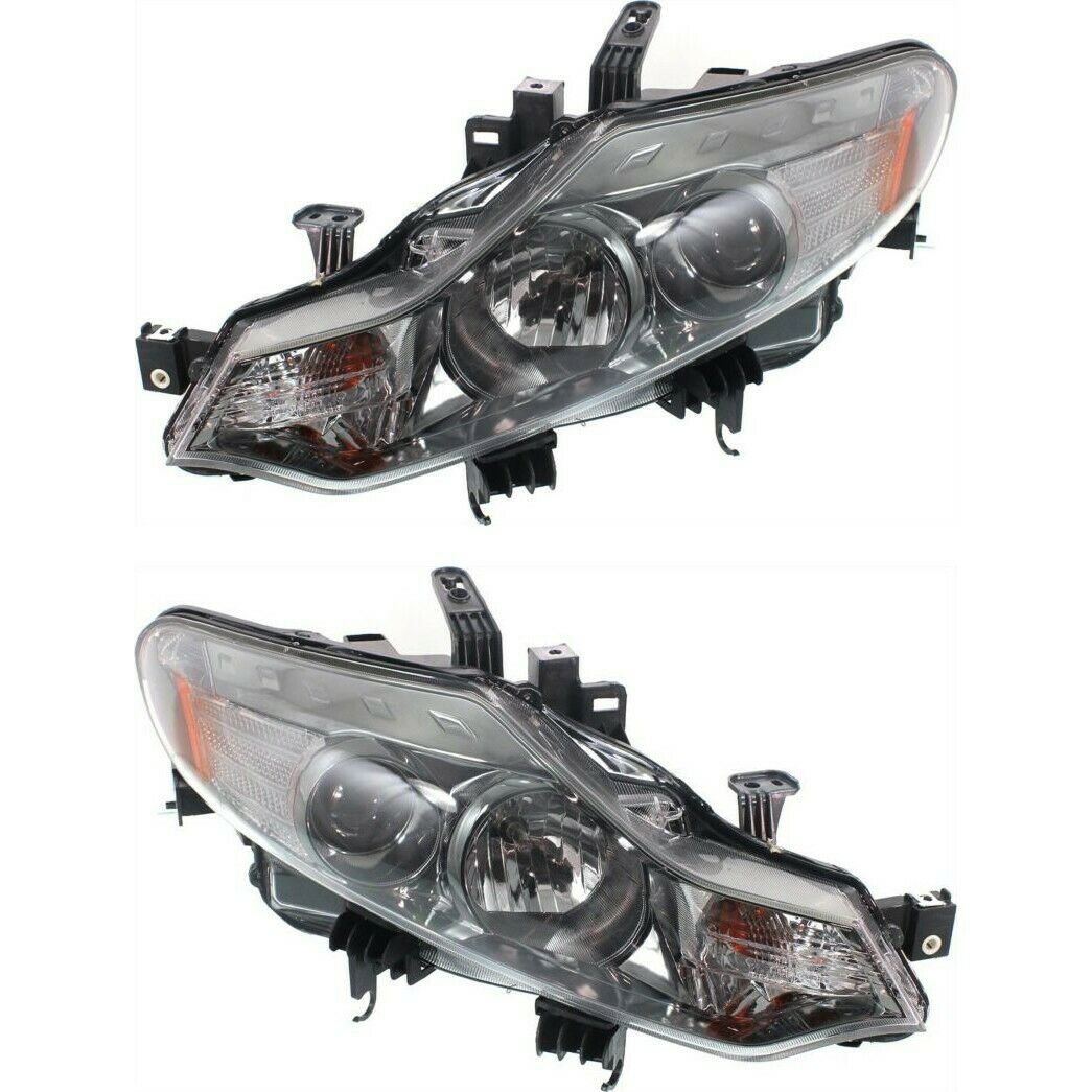 Headlight Set For 2009-14 Murano Left and Right With Bulb 2Pc