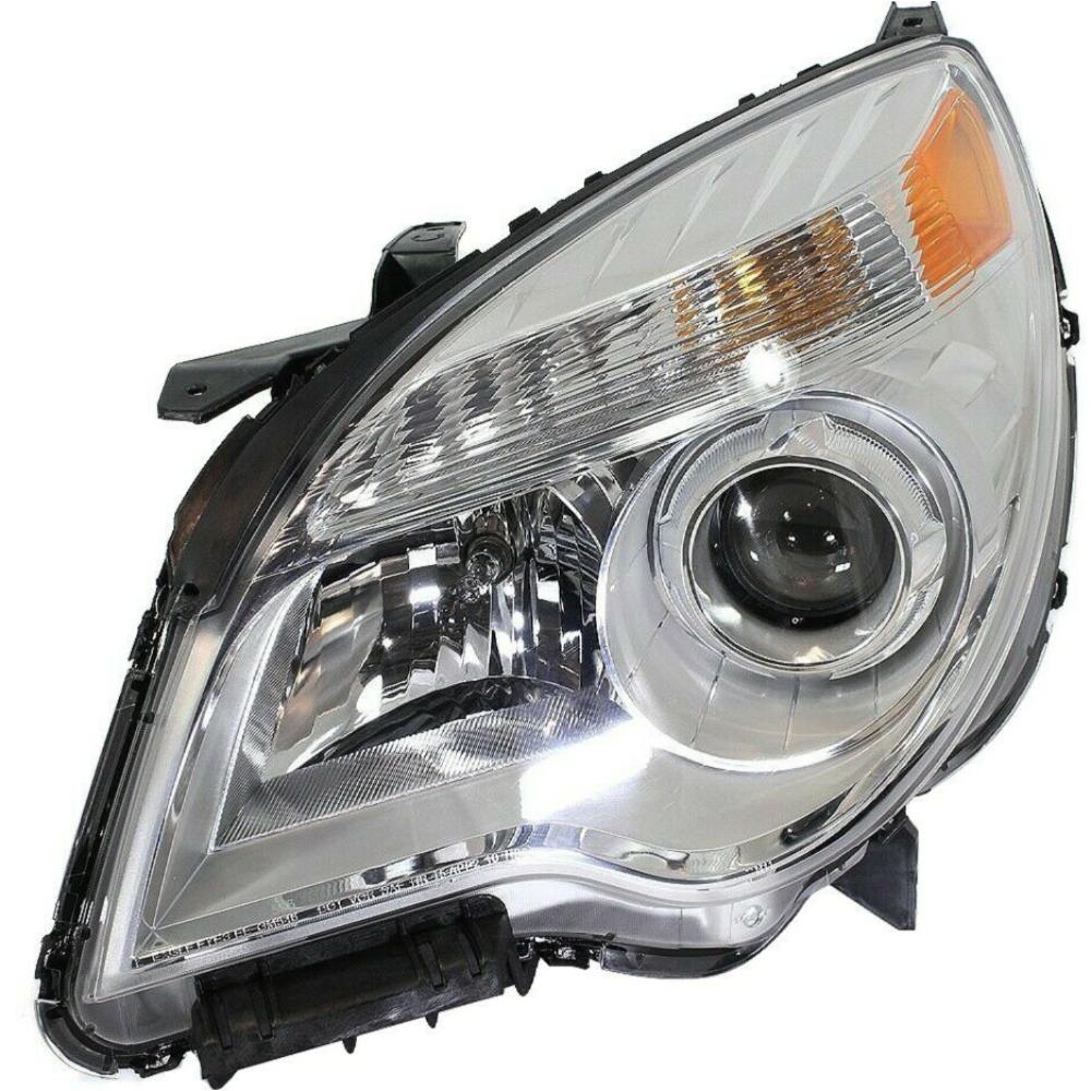 Headlight For 2010-15 Equinox Sport Utility Left Projector Type With Bulb