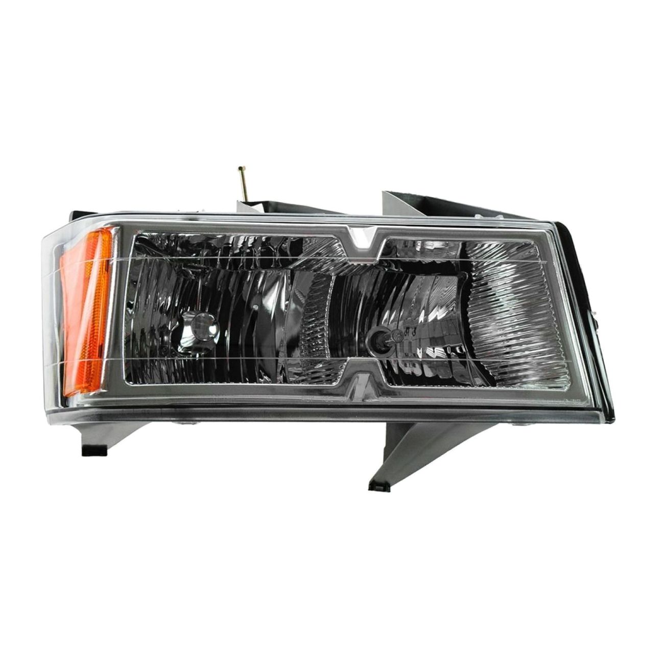 Headlight w/Chrome Bezel Passenger Right For 2005 Chevrolet Colorado Z71 Models