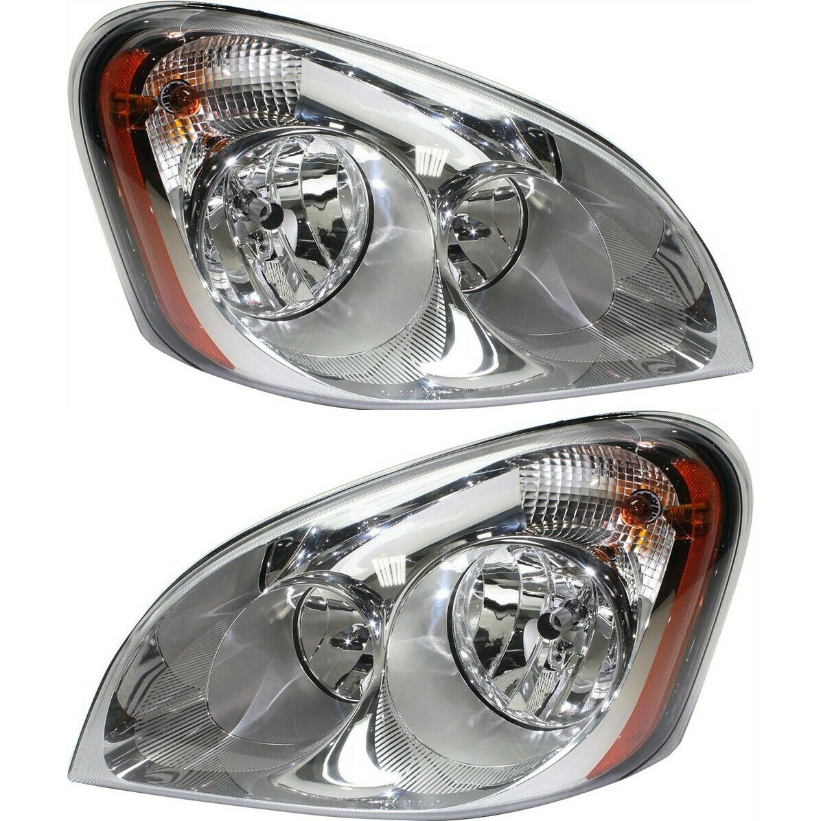 Halogen Headlight Lamp Pair Driver & Passenger Set For 2008-17 Cascadia