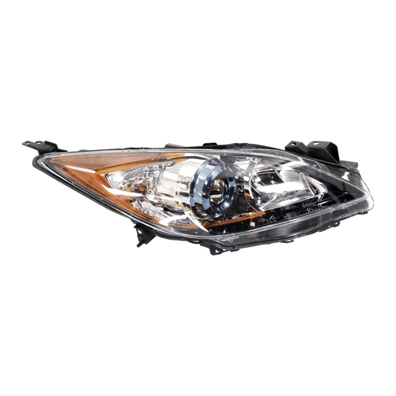Headlight For 12-13 Mazda 3 12-13 Mazda 3 Sport 3 Hatchback or Right With Bulb
