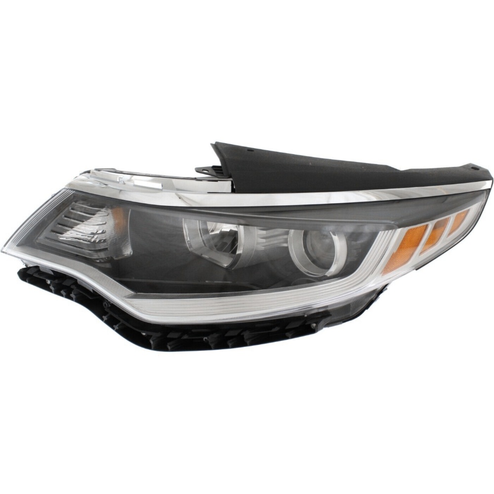 Headlight For 2016-2018 Kia Optima Sedan Driver Side Halogen Clear Lens