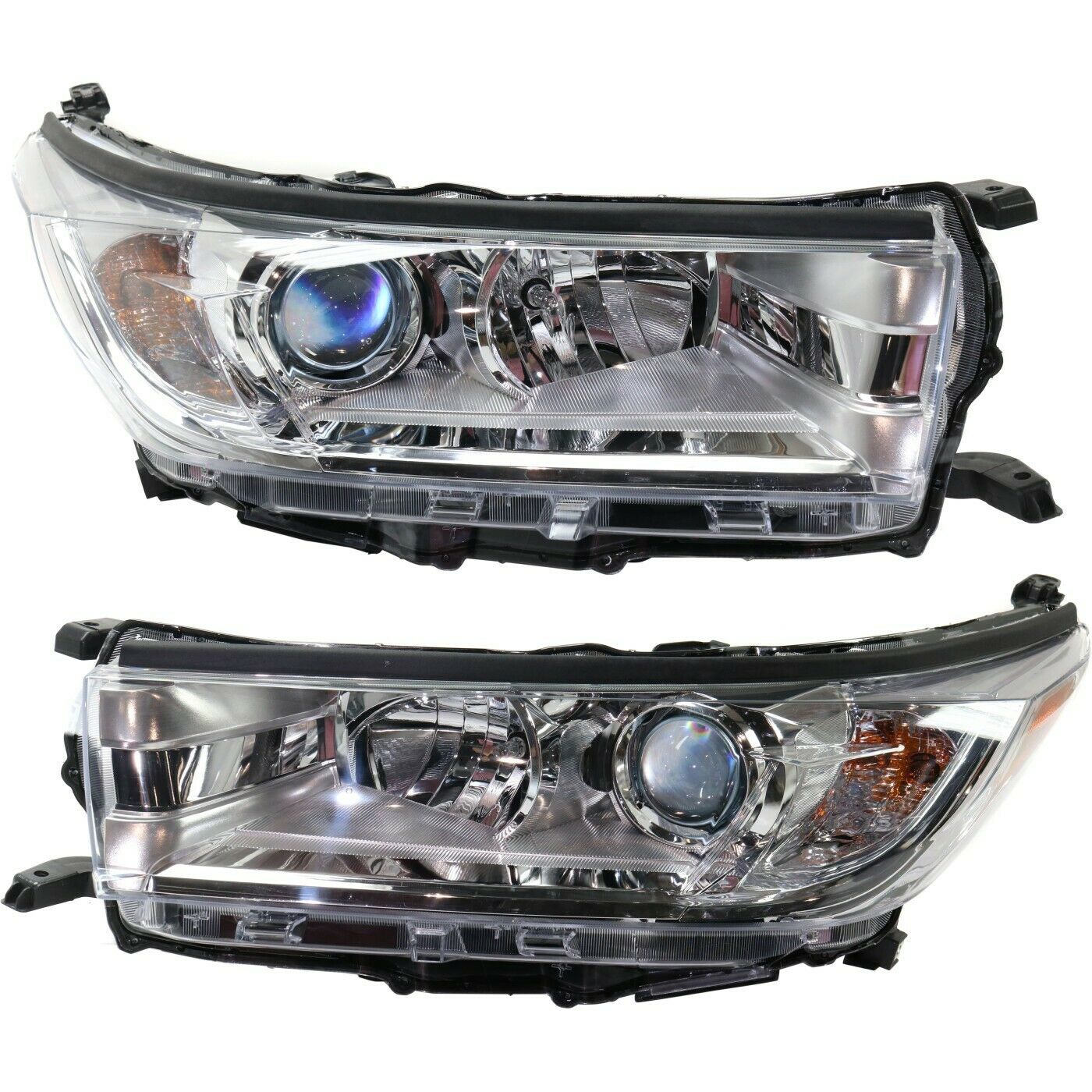 Headlight Left and Right For 2017-19 Highlander LE LE Plus XLE Hybrid LE