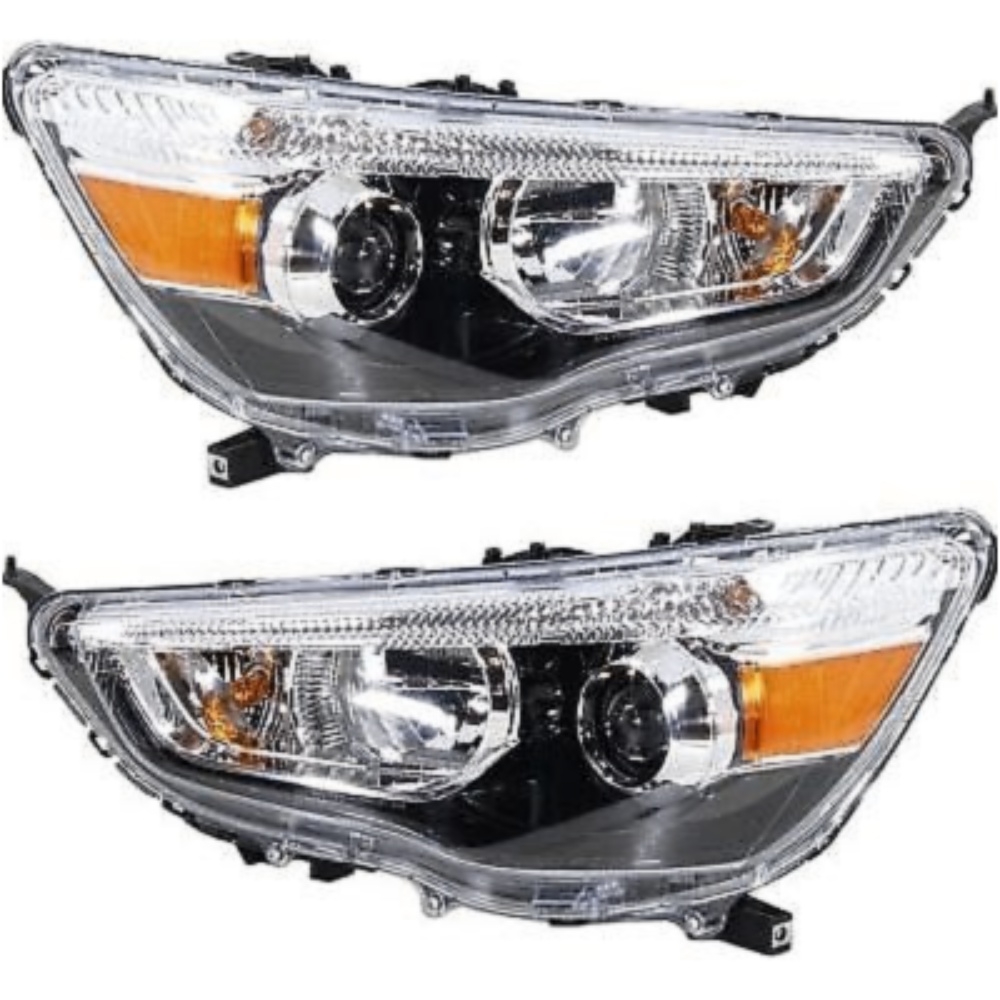 Headlight Set For 11-19 Outlander Sport 11-19 RVR Left and Right 2Pc