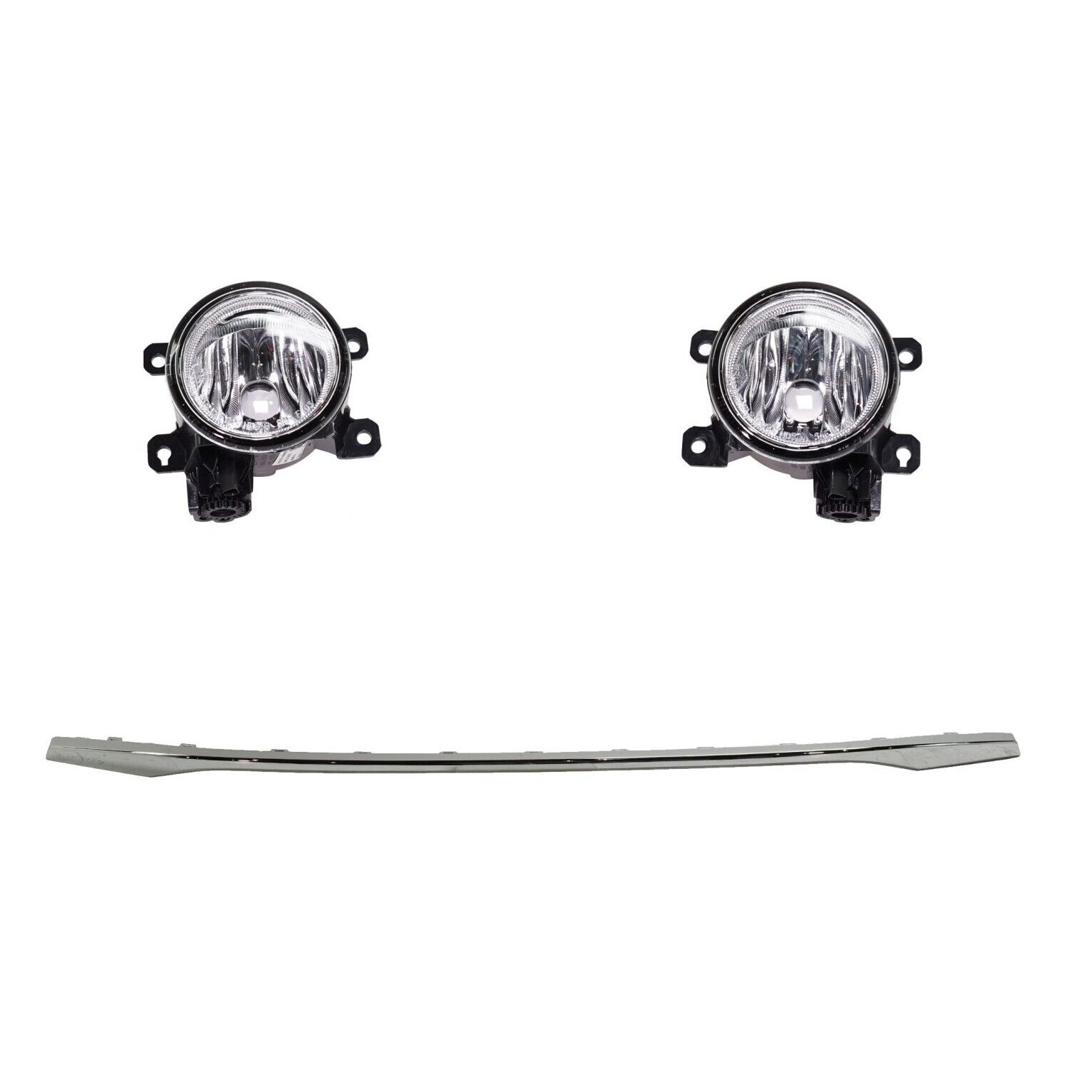 Fog Light Kit For Honda 2013-2015 Civic Si Front Left Right with Bumper Trim