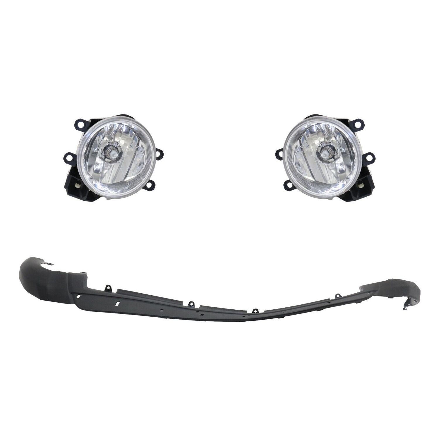 Fog Light Kit For 2016-2018 RAV4 Sport Utility Left Right Assembly Xle Trim