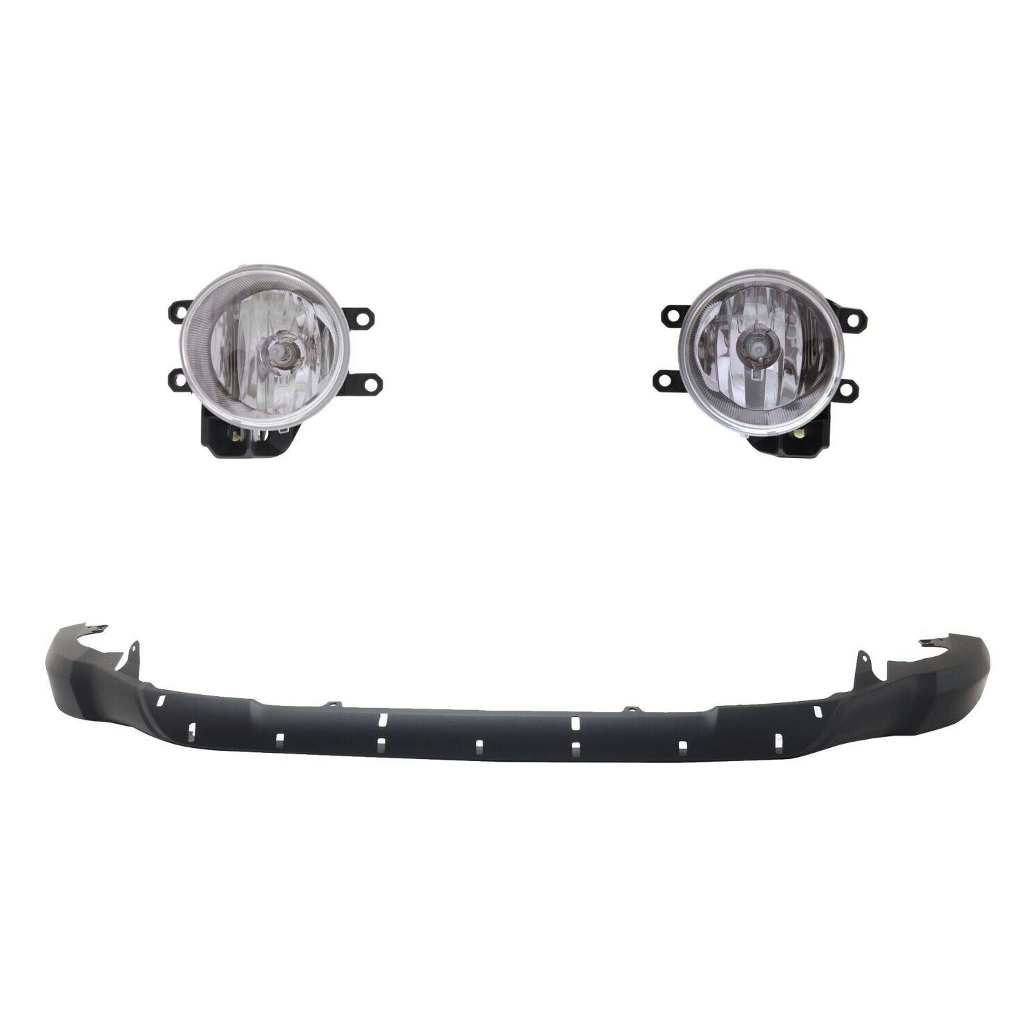 Fog Light Kit For 16 RAV4 Sport Utility Front Left Right Assembly W/Valance