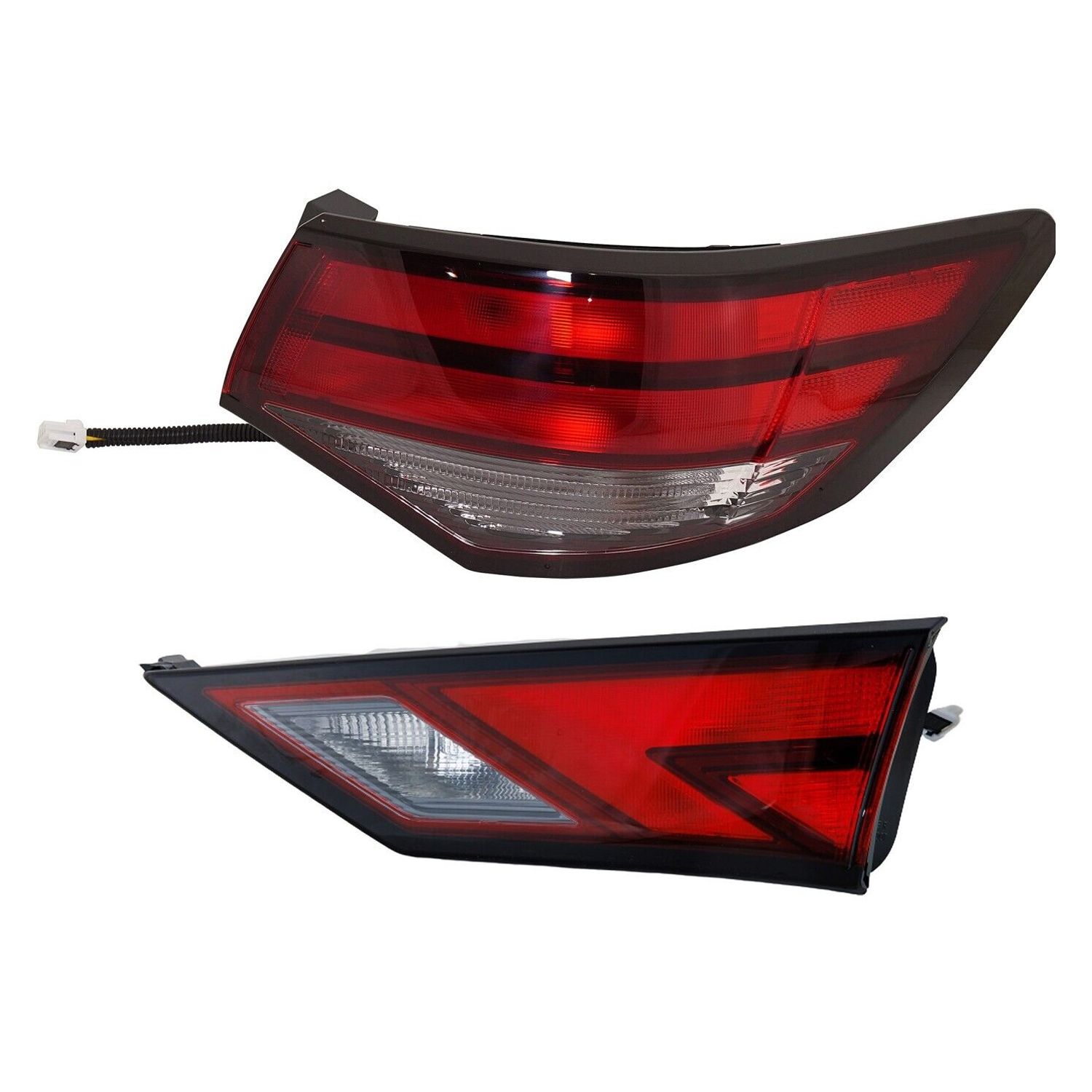 Tail Lights For 2020-21 Nissan Sentra Left Right Inner Outer Halogen with bulbs