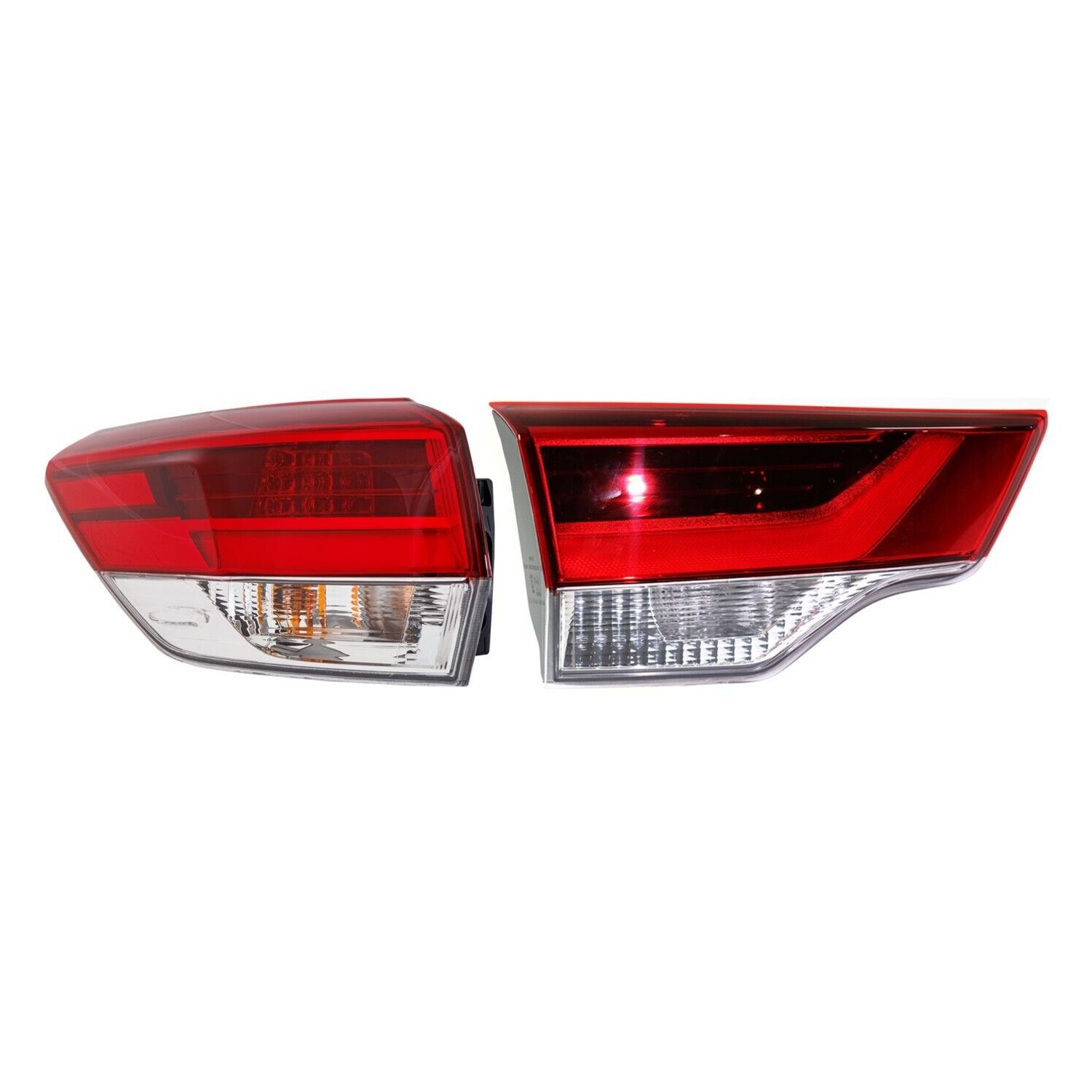 Tail Lights Taillights Taillamps Brakelights Set of 2 Driver Left Side Hand