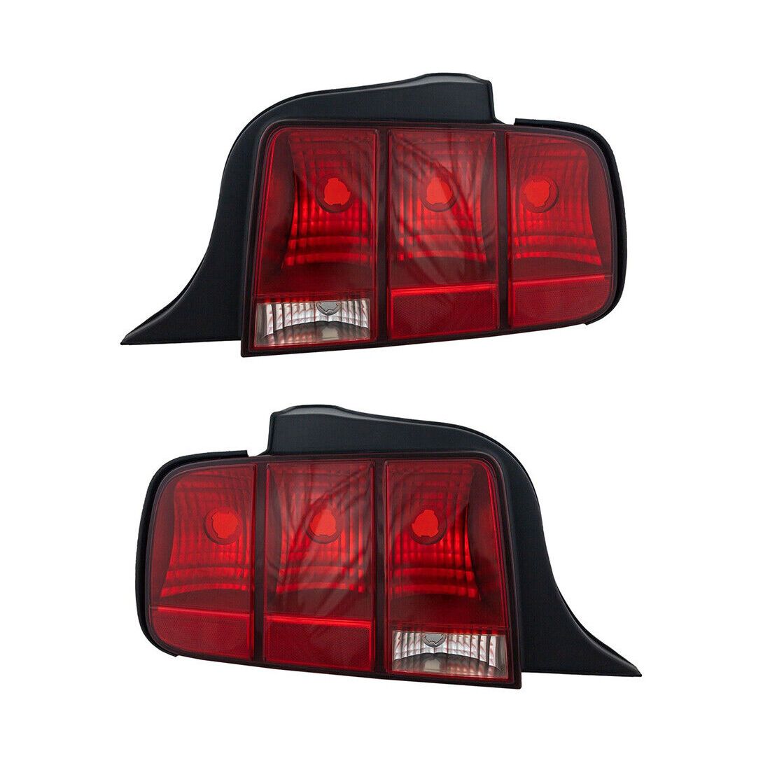 Pair of Tail Lights Fits Ford Mustang Gt Convertible Coupe 2005 2006 2007