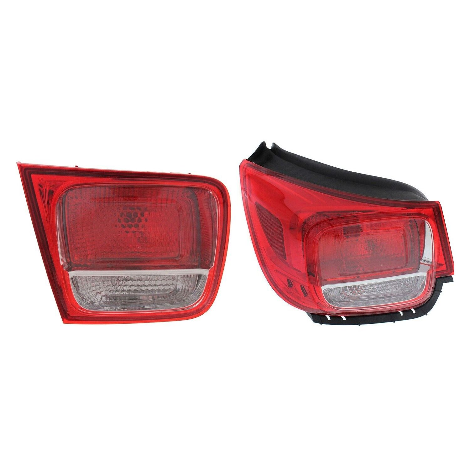 Tail Lights For 2013-15 Chevy Malibu 2016 Limited LH Inner Outer with bulbs