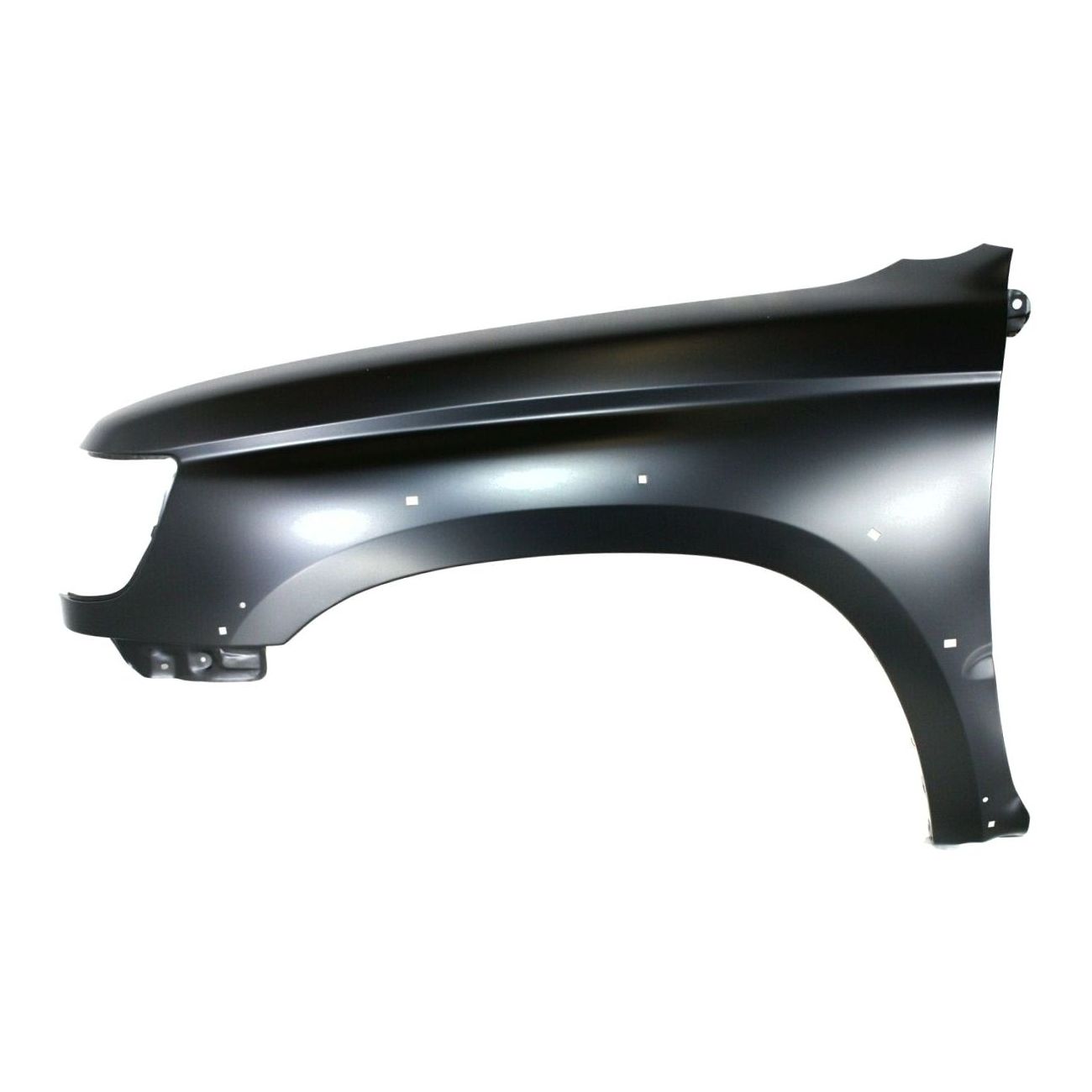 Fender For 96-02 Toyota 4Runner Limited Front Left Primed Steel w/ Molding Holes