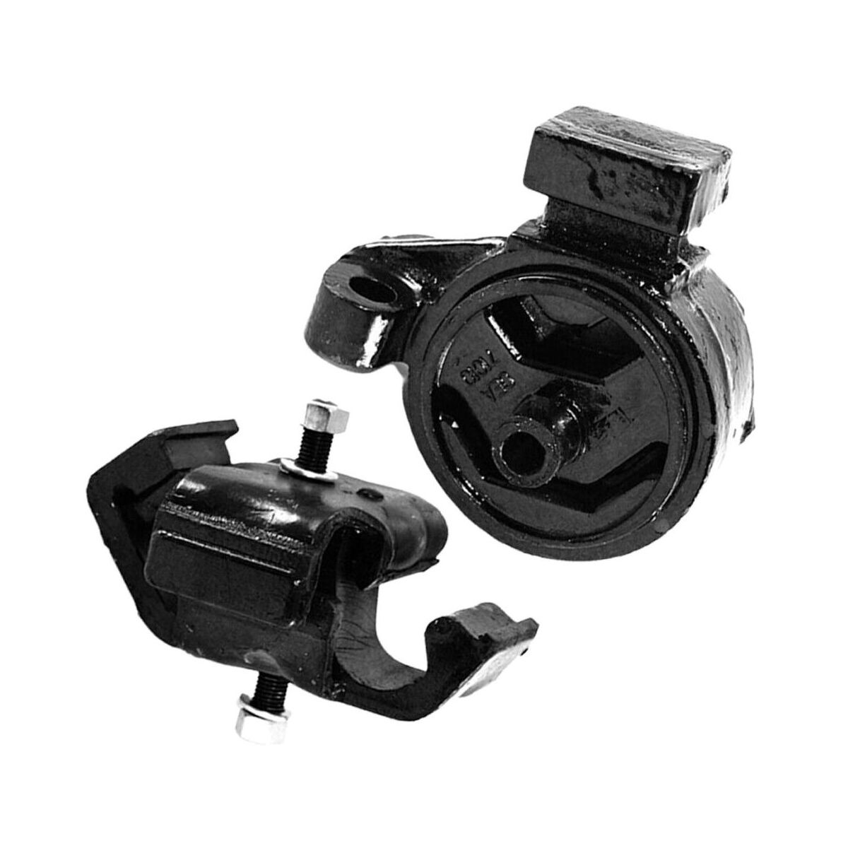 Right & Rear Engine Motor Mounts 2pcs Fits L4 Sohc