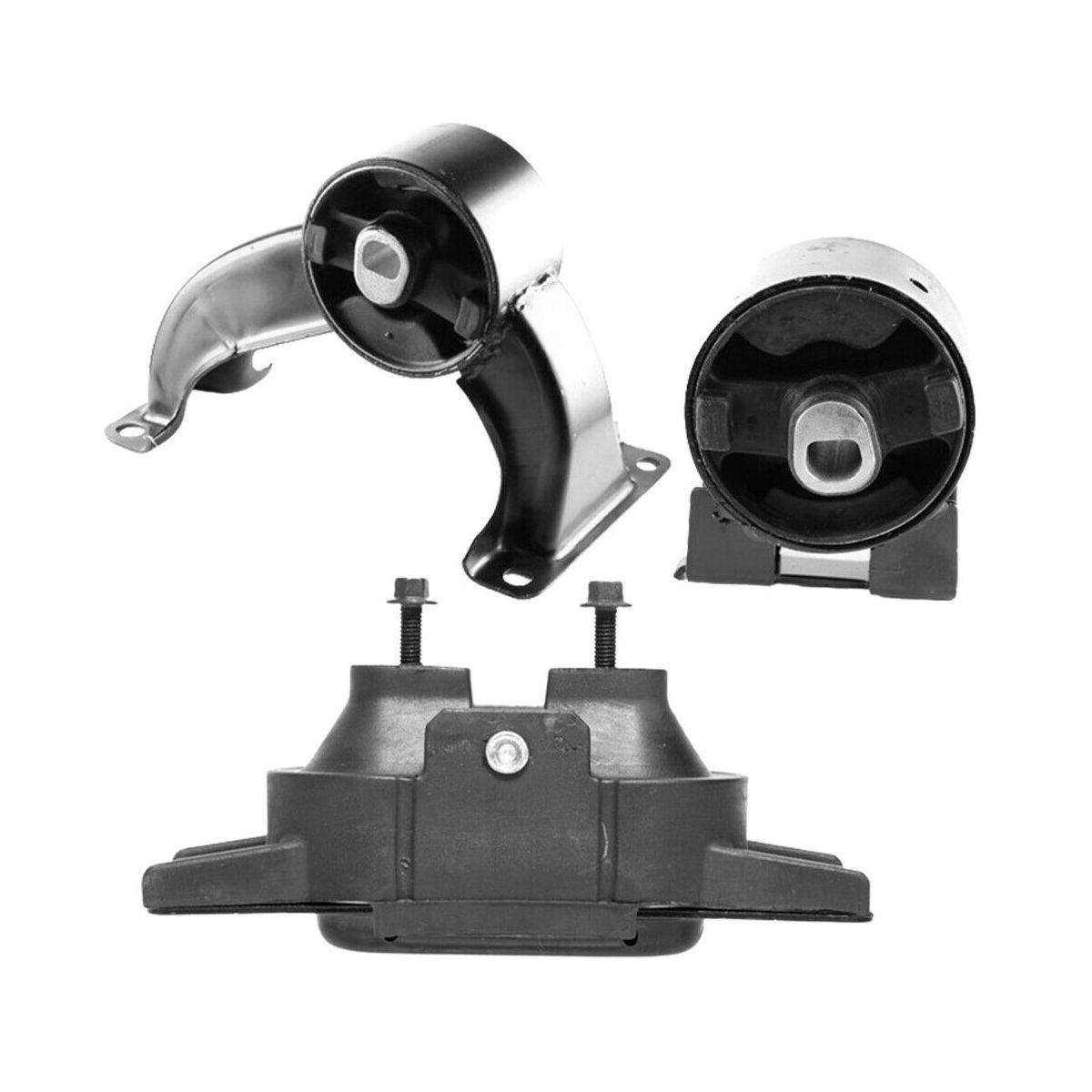 Rear Right Front Upper Engine Mounts 3pcs Fits L4- at