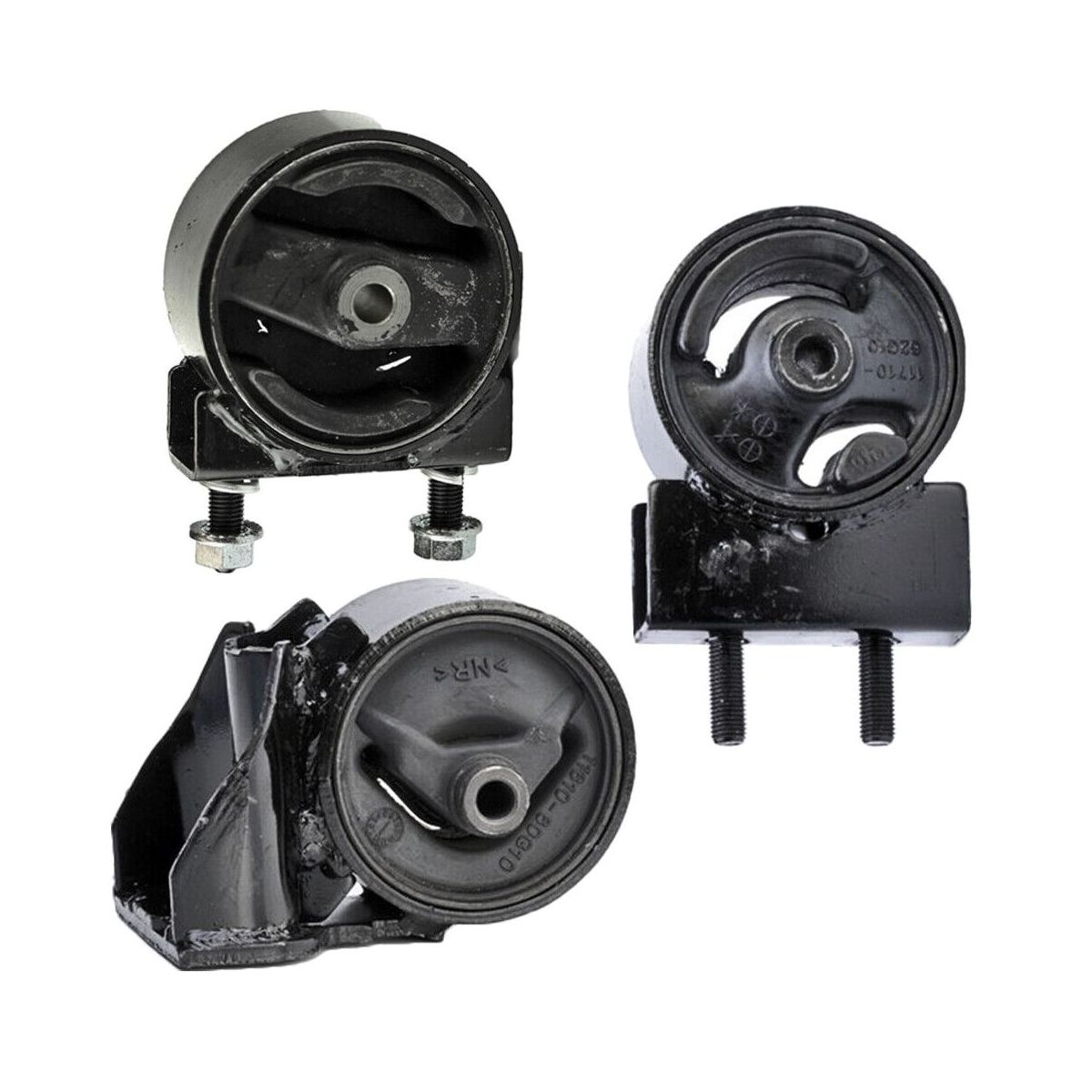 Front Rear & Right Engine Motor Mounts 3pcs Set Fits L4 1.6
