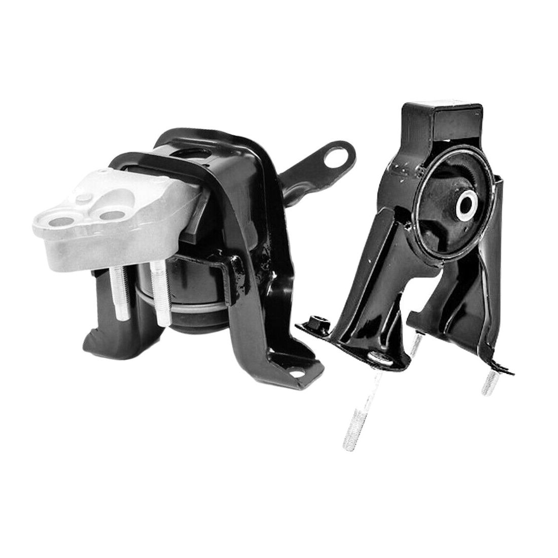 Rear & Right Engine Motor Mount 2pcs Set Fits L4