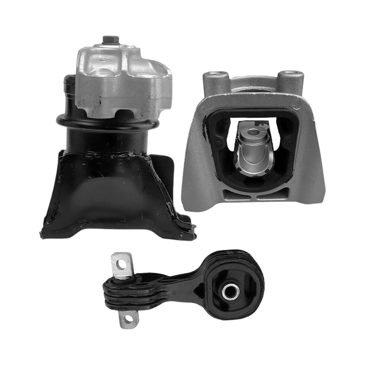 Engine Mounts & Trans. Mount (w/o Bracket) 3pcs Fits 1.3 at Cvt