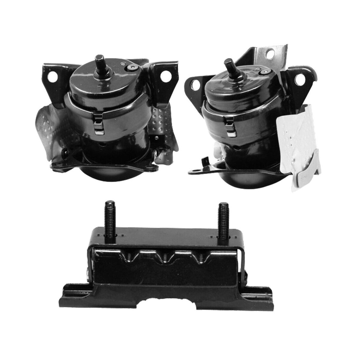 Front Left Right Engine Mounts & Rear Trans. Mount 3pcs Fits V8-