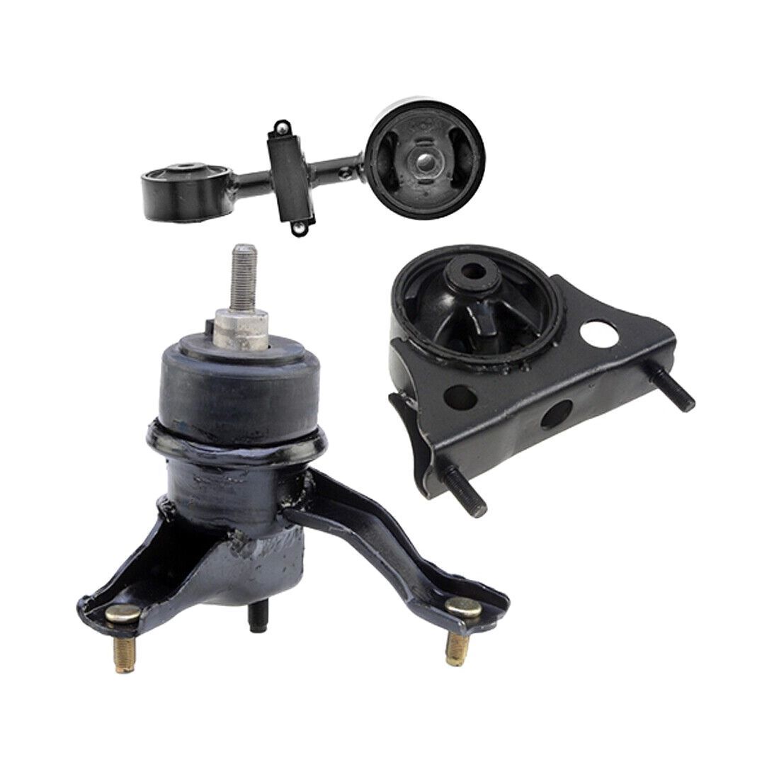 Engine Motor Mount Set 3PCS. 2001-2003 for Toyota Highlander 2.4L 4WD.