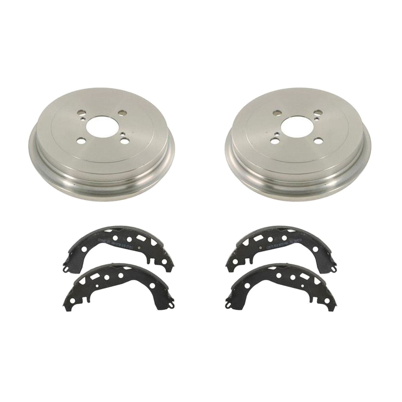 For 2006-2013 Toyota Yaris Rear Drums and Brake Shoes 3pc Kit