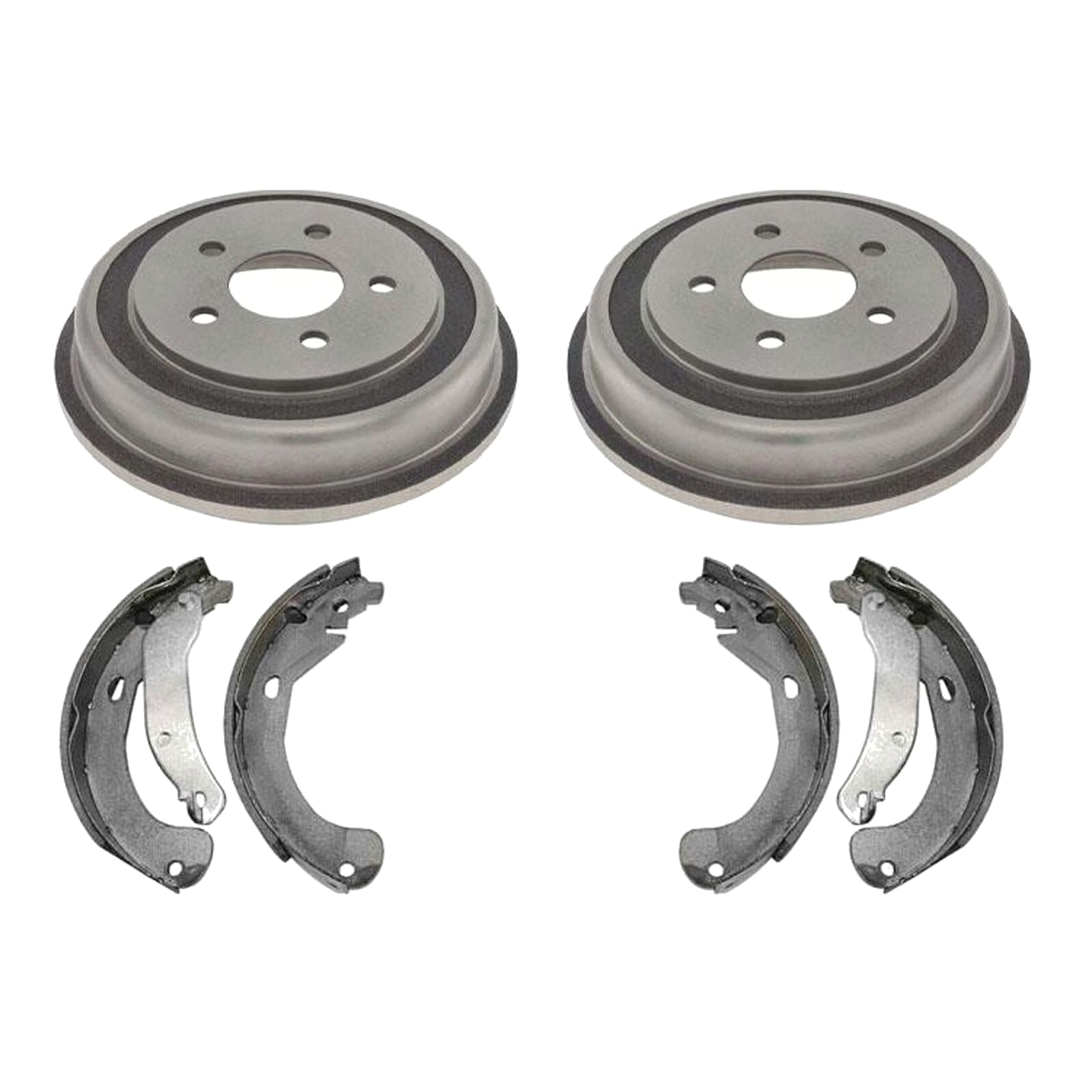 For Chevrolet 2005-2007 Malibu LS 2) Rear Brake Drums and Shoes Springs 4pc