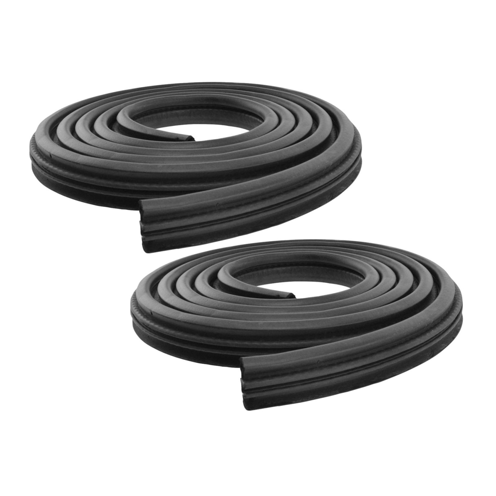 For 99-04 Grand Cherokee Door Weatherstrip Seal Body Mounted Front Pair Set