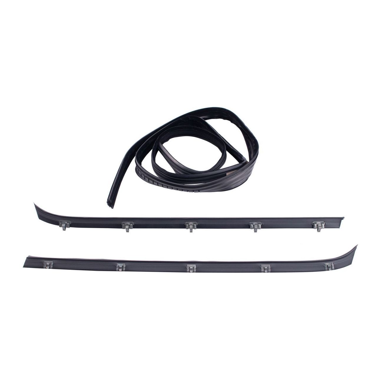 For 1973-1986 Chevrolet C20 Suburban Door Window Belt Weatherstrip Kit