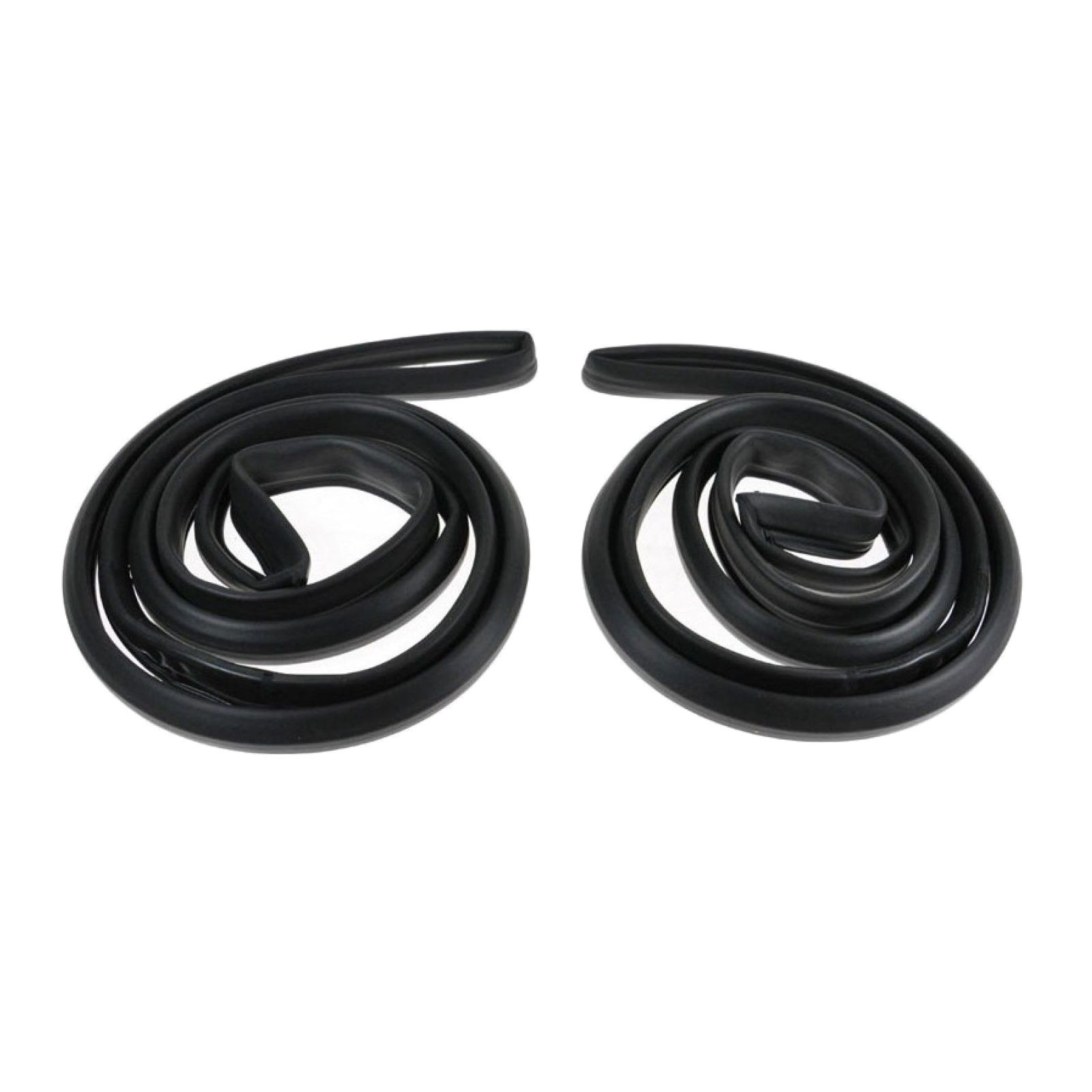 For 80-90 Oldsmobile Delta 88 Front Door Seals Rubber Weatherstrip Pair Set