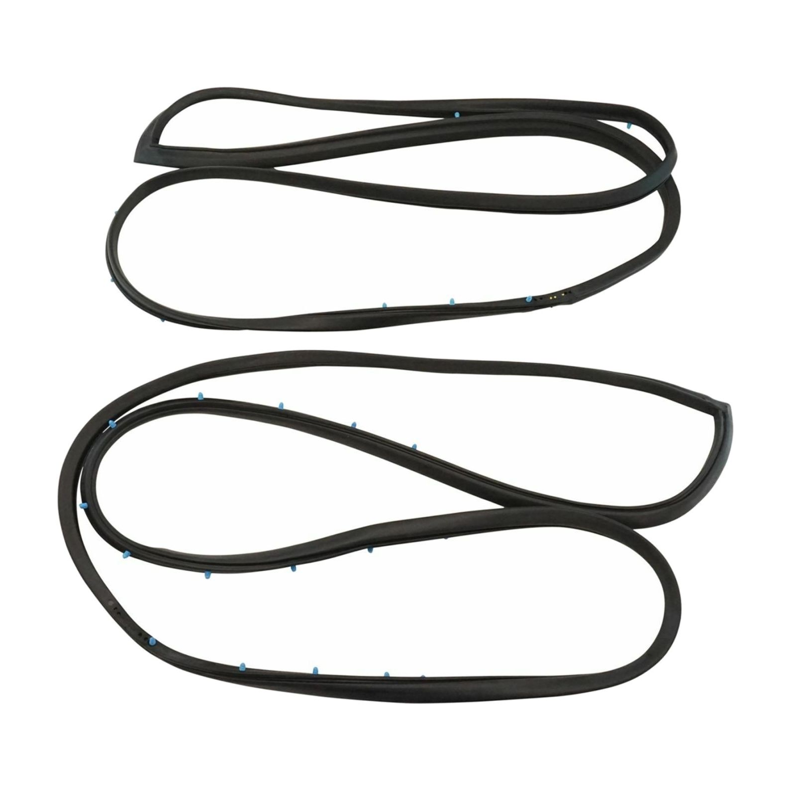 For 87-92 Cadillac Fleetwood Rubber Door Weatherstrip Seals Set All 4 Doors