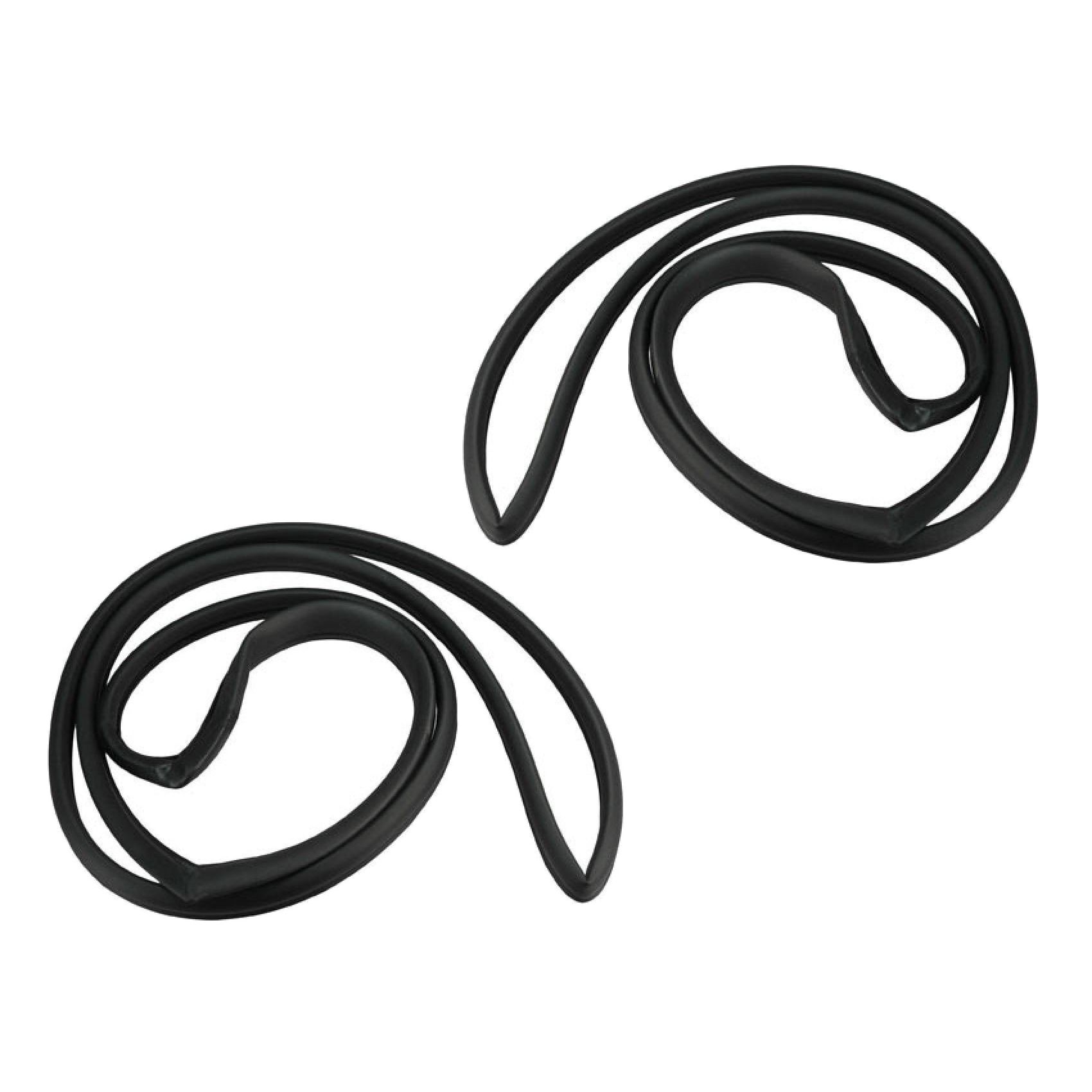 For 85-90 LeSabre Chevrolet 77-90 Caprice Rear Door Weatherstrips Rubber Seal