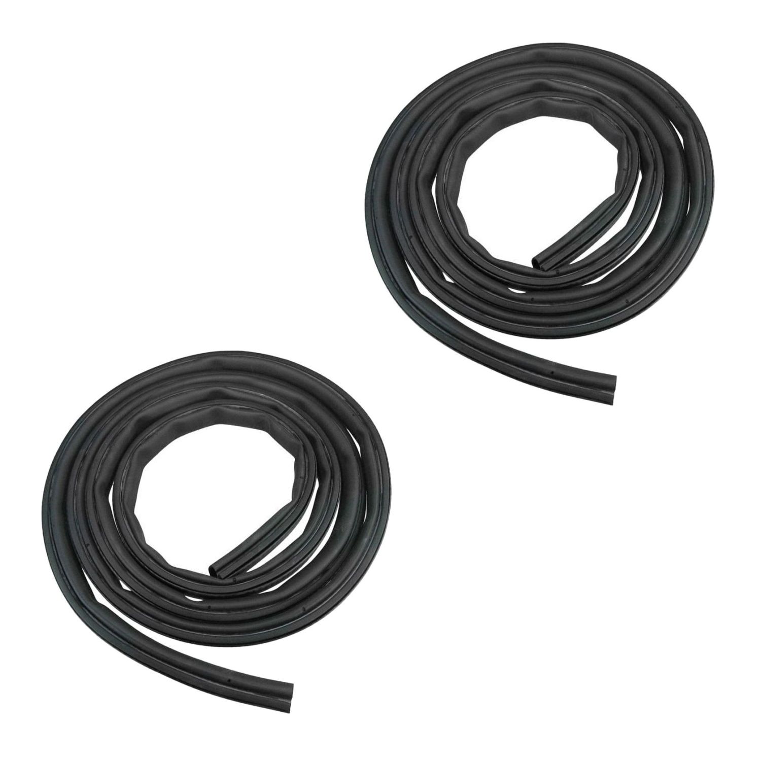 For 2001-2006 Silverado 1500 HD Body Mounted Door Weatherstrip Seal Rear Pair