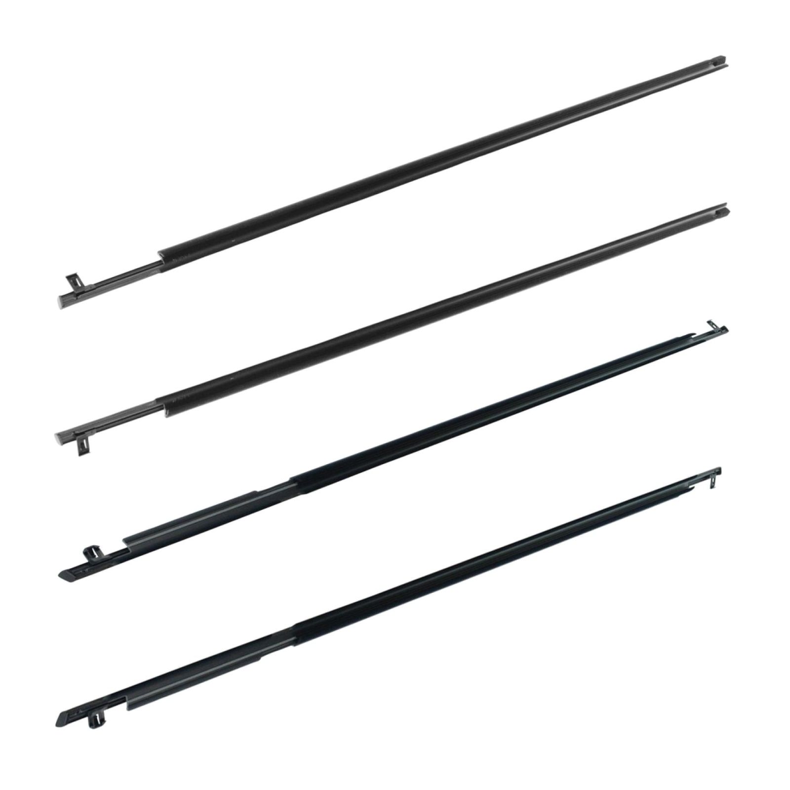 OEM Front & Rear Window Belt Molding Weatherstrip Sweep Seal Set of 4 for Suv