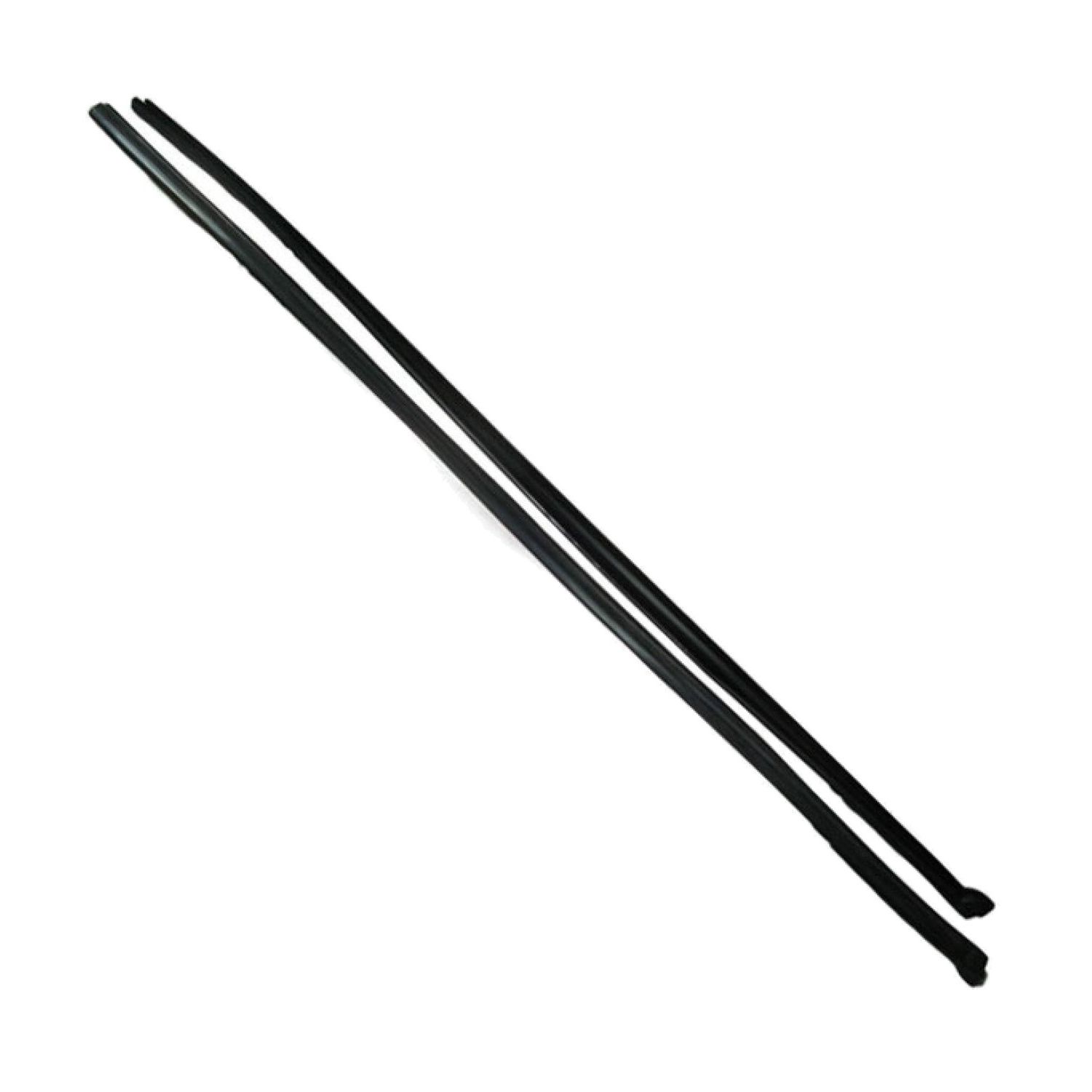 For 1966-1967 Skylark Vent Window Run Channel Seals Weather Rubber Weatherstrip
