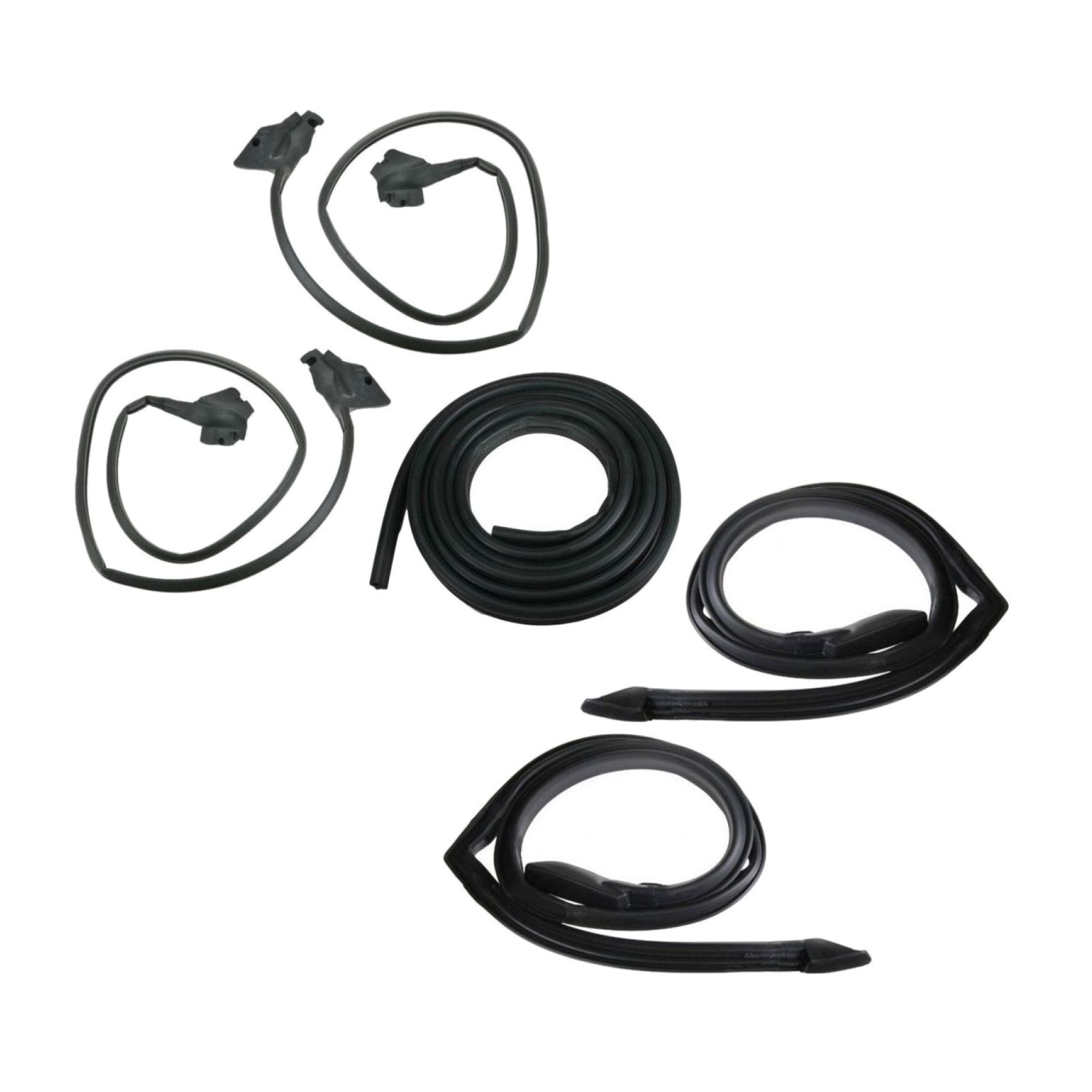 2-door Roof Rail Trunk Weatherstrip Seal Kit For 78-80 Cutlass Supreme Hardtop