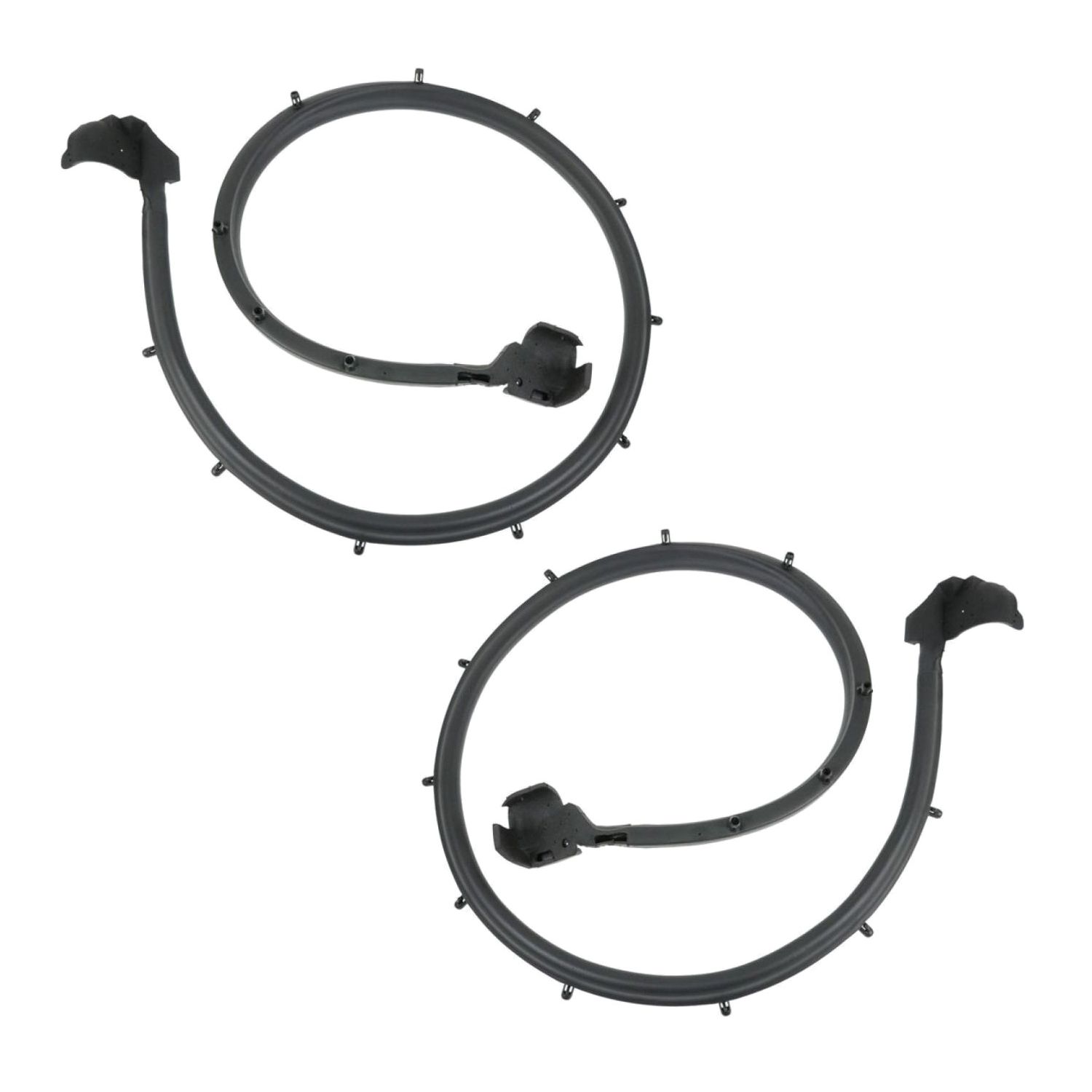 For 1987-1995 Jeep Wrangler Half Door Rubber Weatherstrip Seal Set of 2 Pair