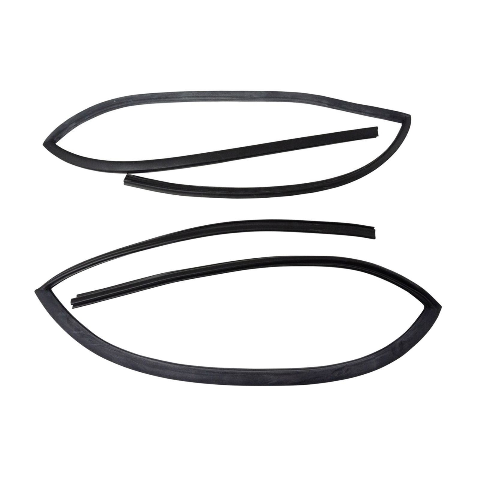For 1966-1977 Ford Bronco Upper Door Weatherstrip Seal Kit Set Pair