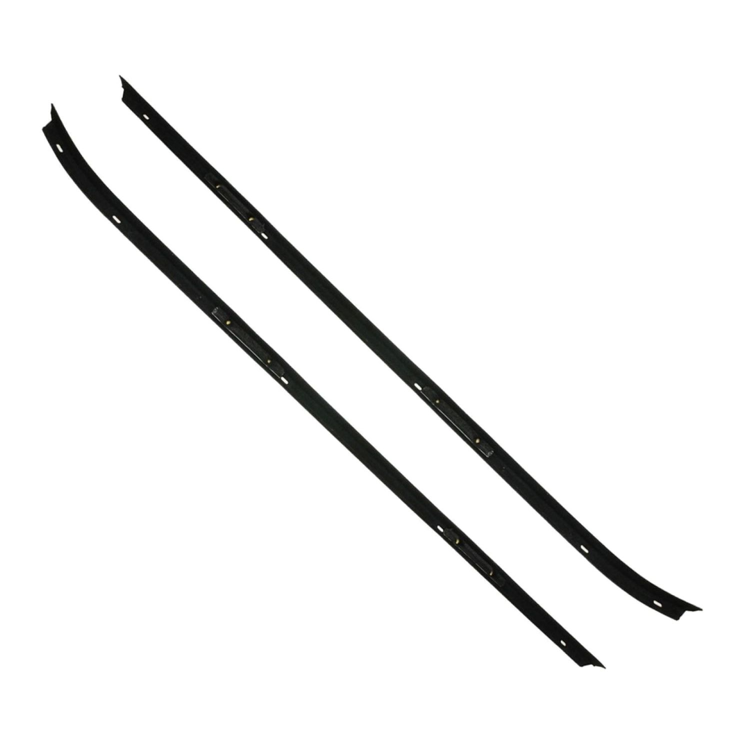 For 1970-1981 Firebird Outer Window Sweep Flat Bead Rubber Weatherstrip Pair