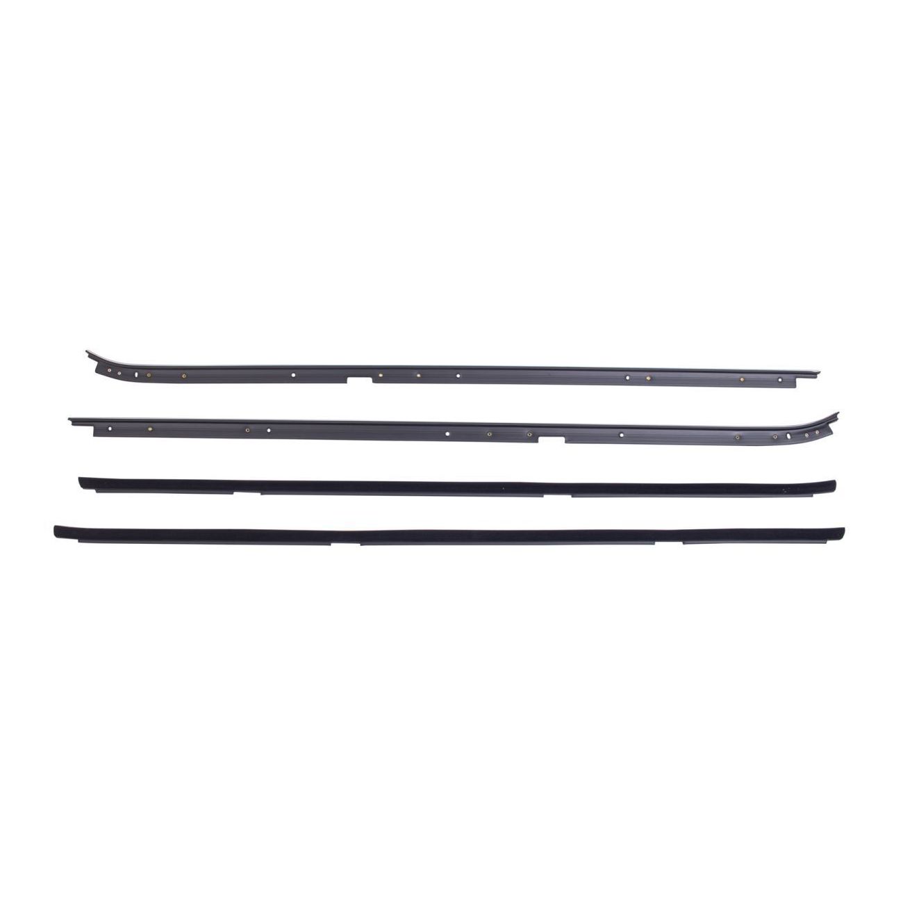 For Oldsmobile 1985-1987 Calais Automotive Door Window Belt Weatherstrip Kit
