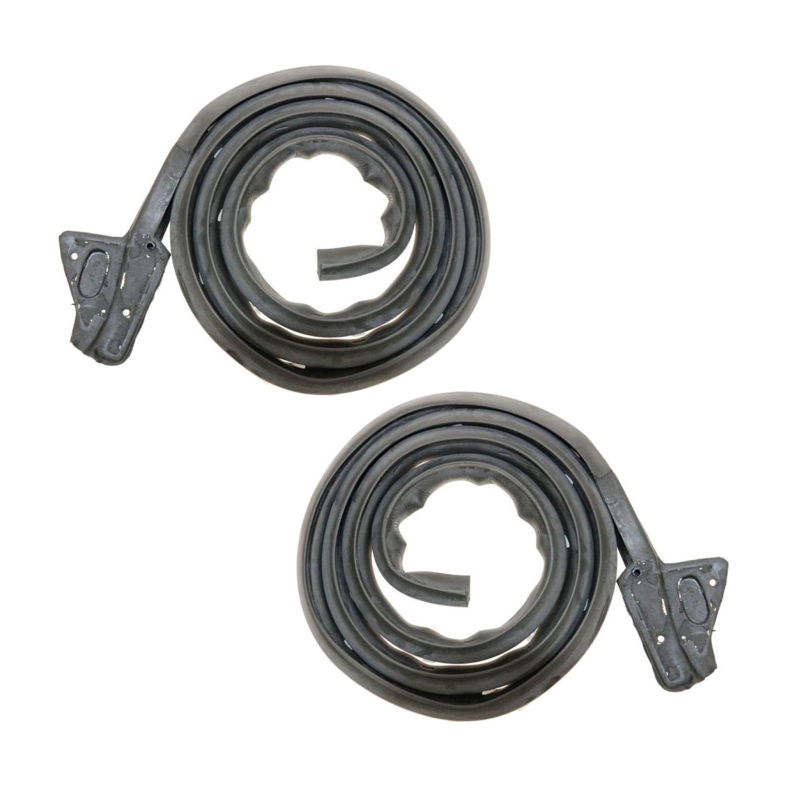 For 1967-1969 Plymouth Barracuda Door Seals Weatherstrip Rubber Pair Set of 2