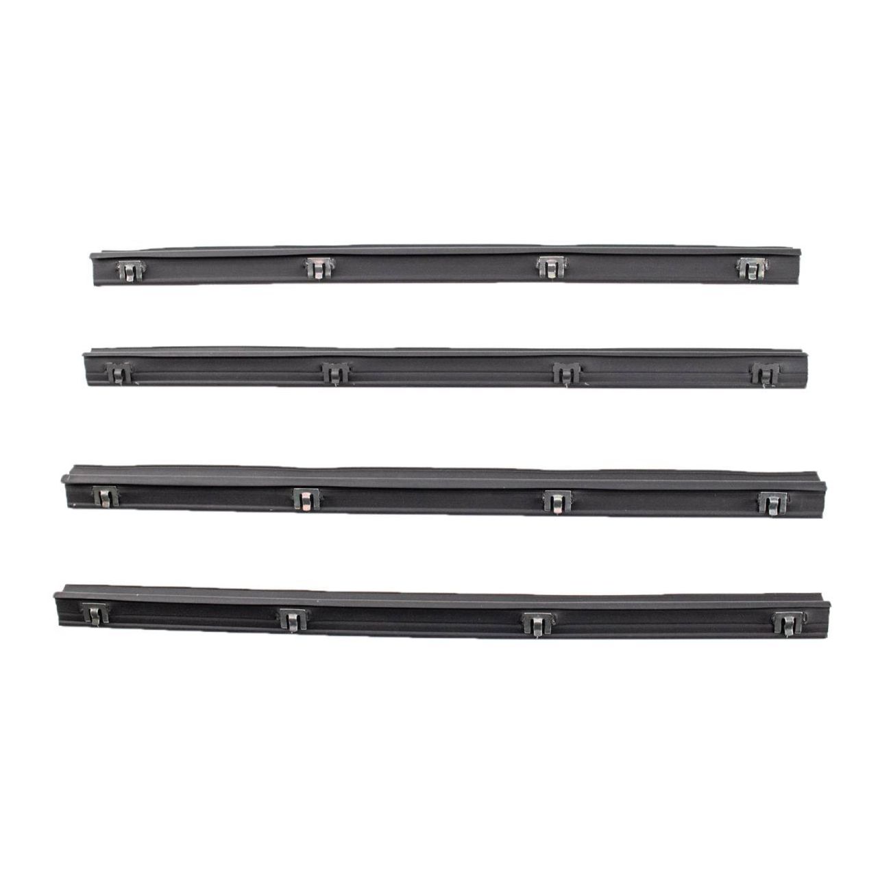 For 1984-1991 Jeep Grand Wagoneer Door Window Belt Weatherstrip Kit