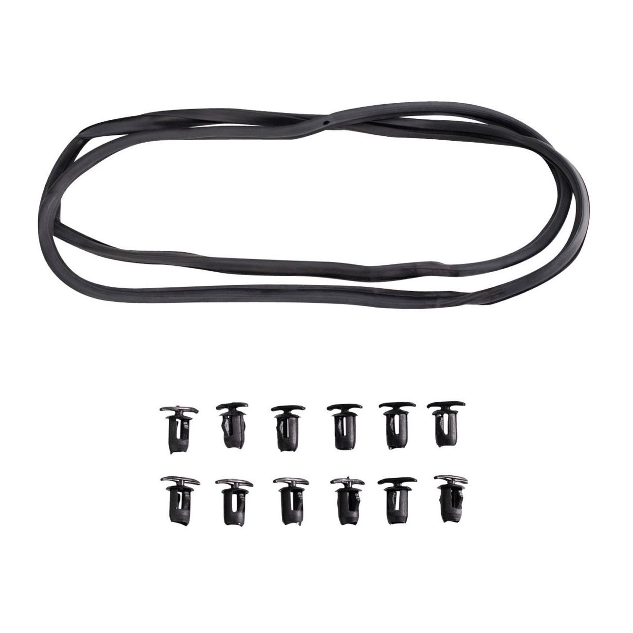 Full Door Weatherstrip Seal Rubber Pair Set For 1981-1985 Jeep Scrambler Cj3B